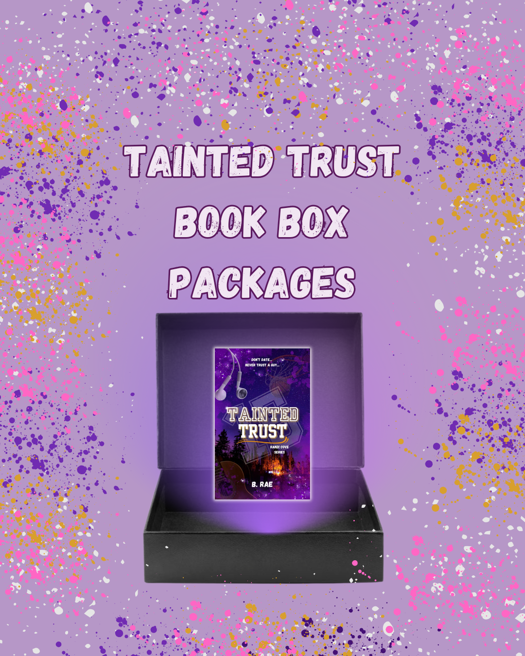 Tainted Trust Book Box Packages