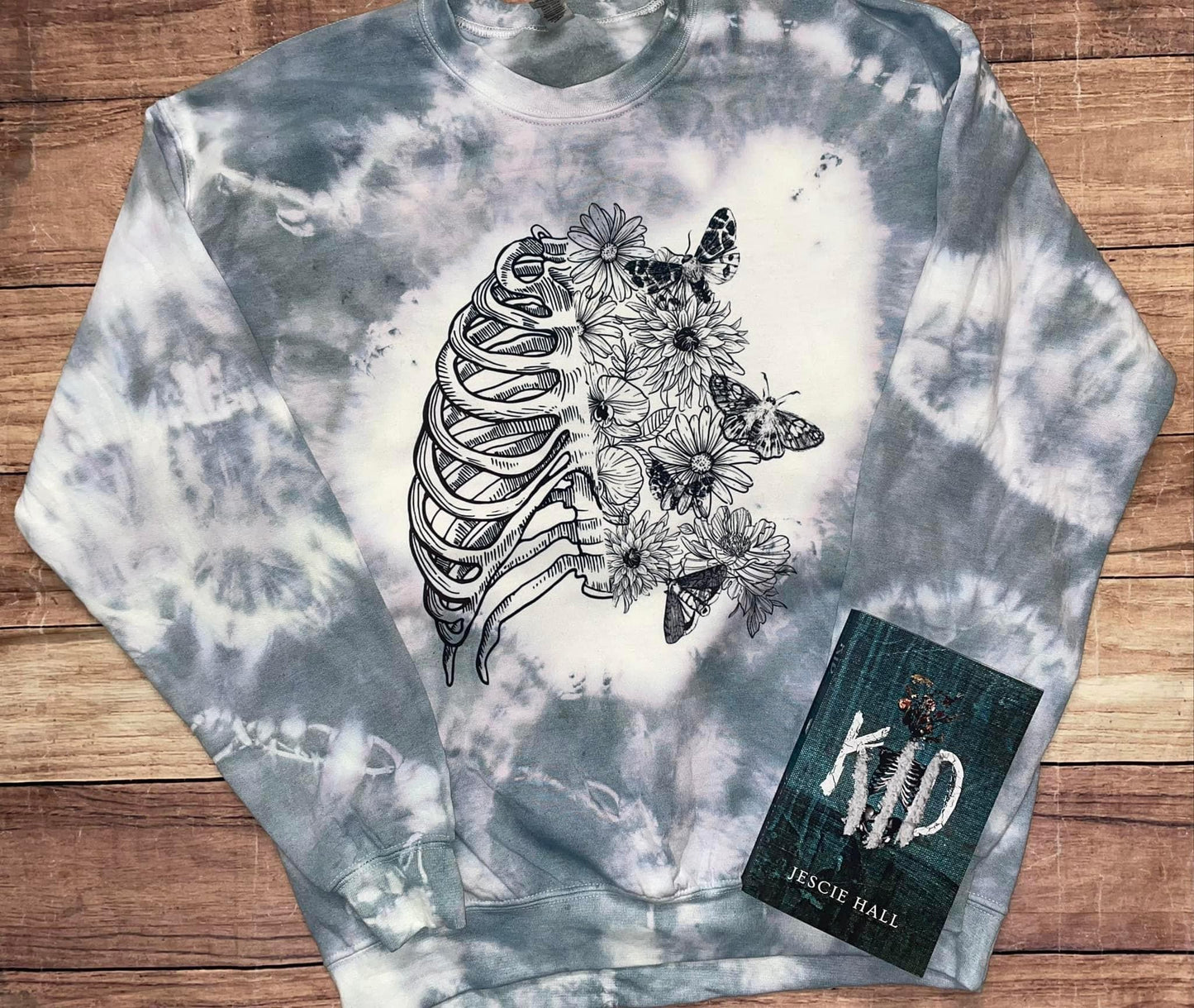 KID Flower Rib Cage Sweater