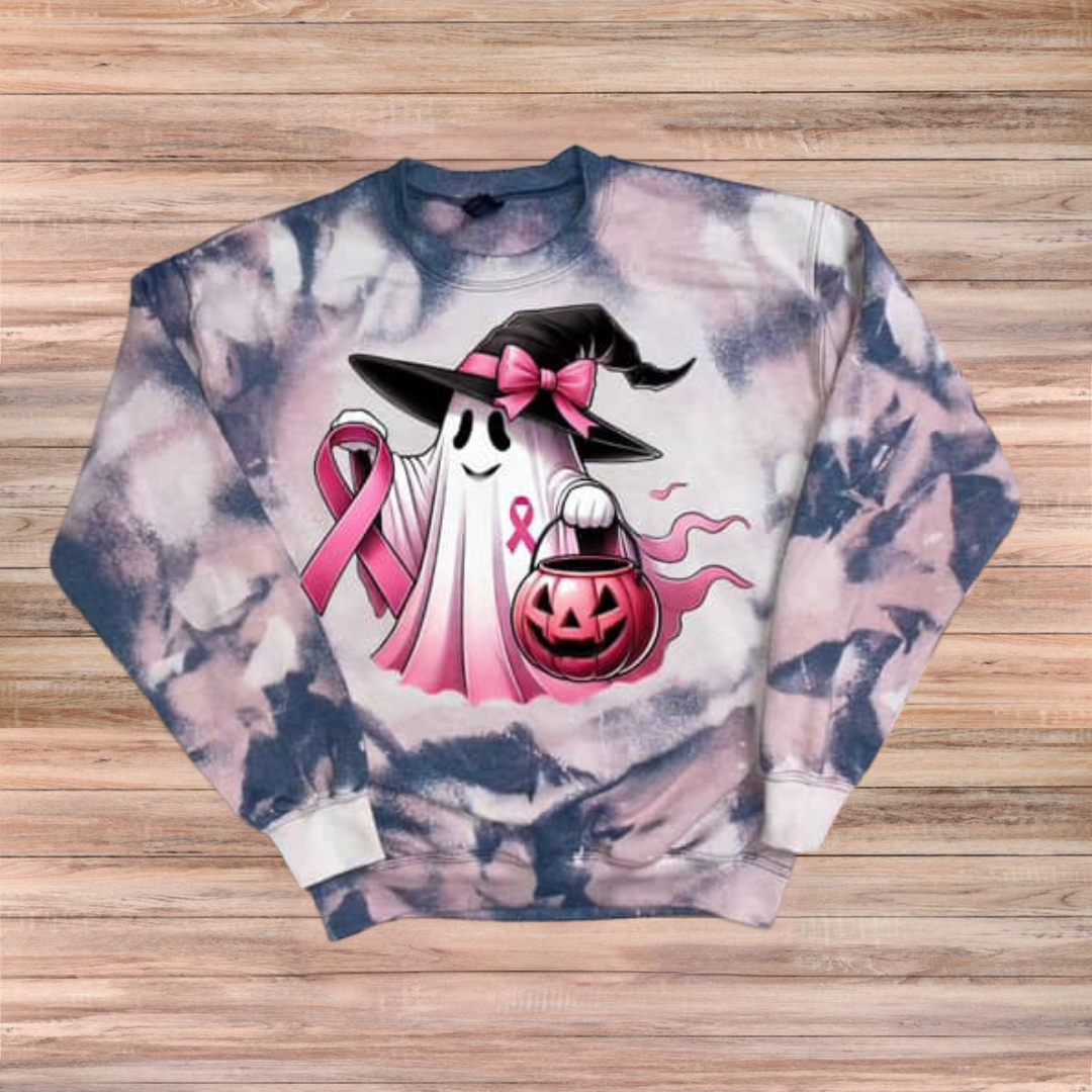 Halloween Ghost Breast Cancer Top