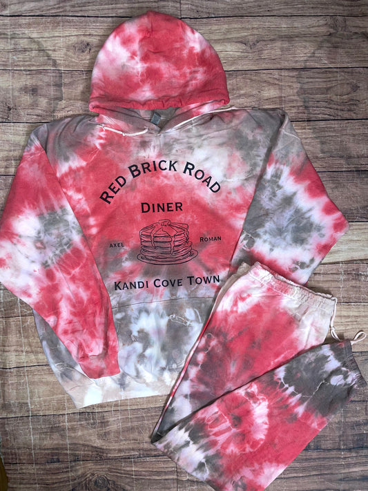 Red Brick Road Diner Hoodie Set