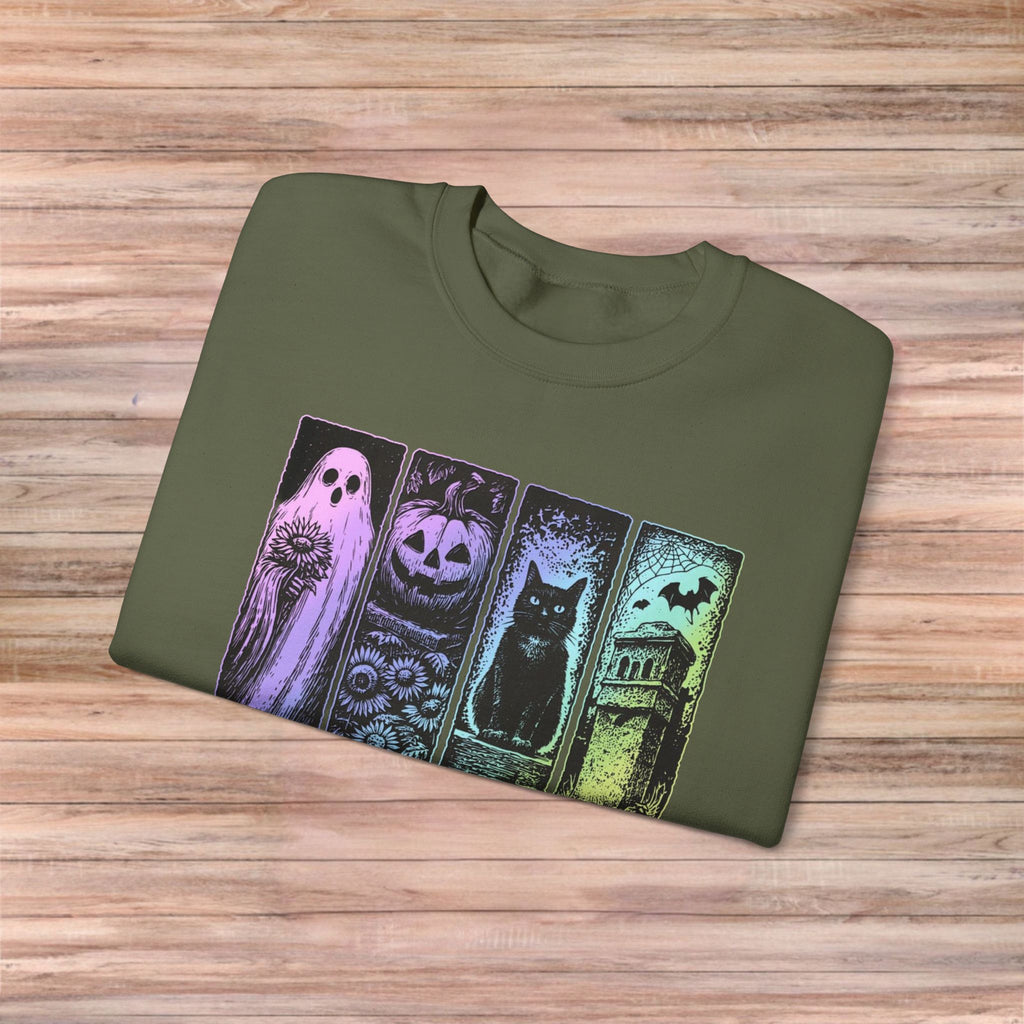 Spooky Metallic Season Sweater