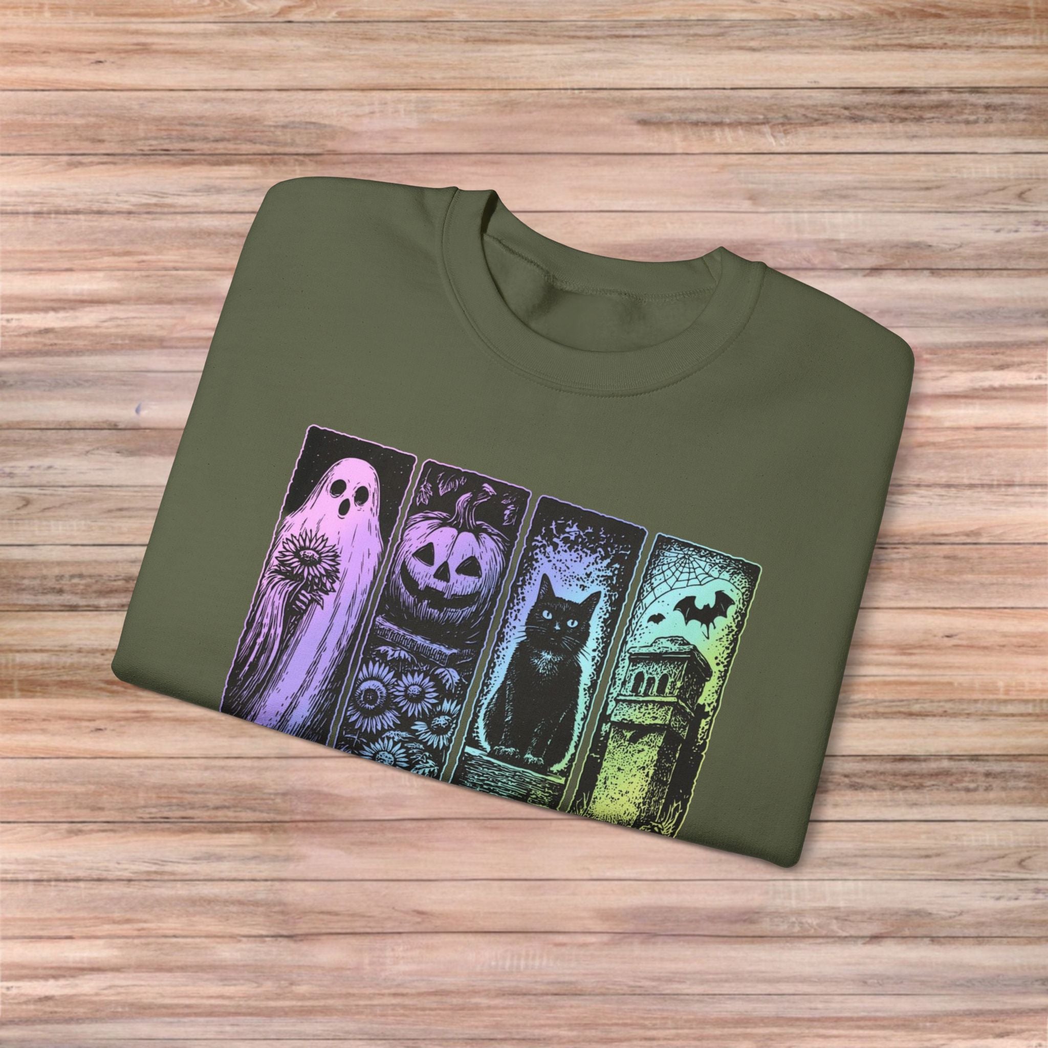 Spooky Metallic Season Sweater