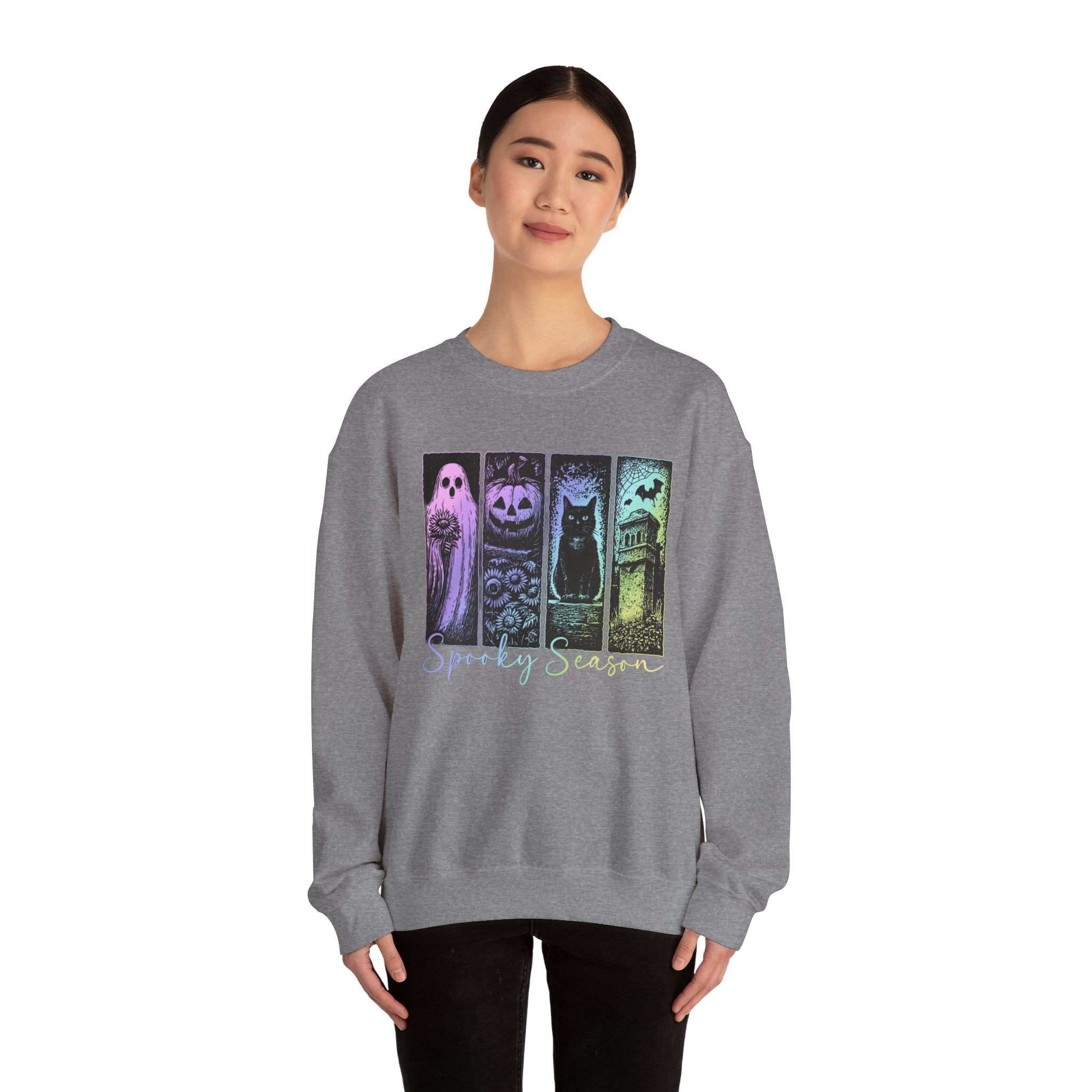 Spooky Metallic Season Sweater