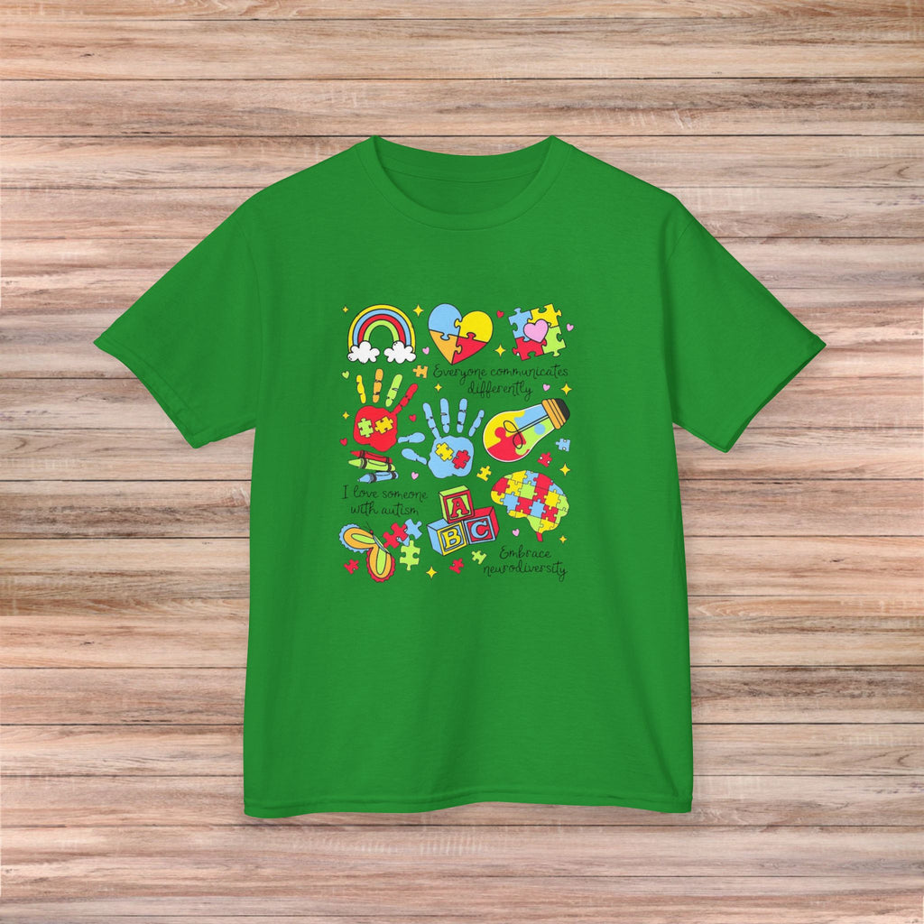 I Love Someone with Autism Youth Tshirt