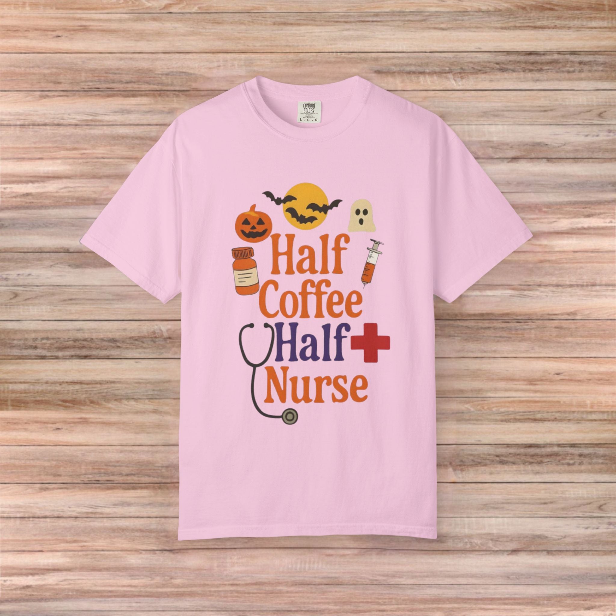 Half Coffee Half Nurse Tshirt