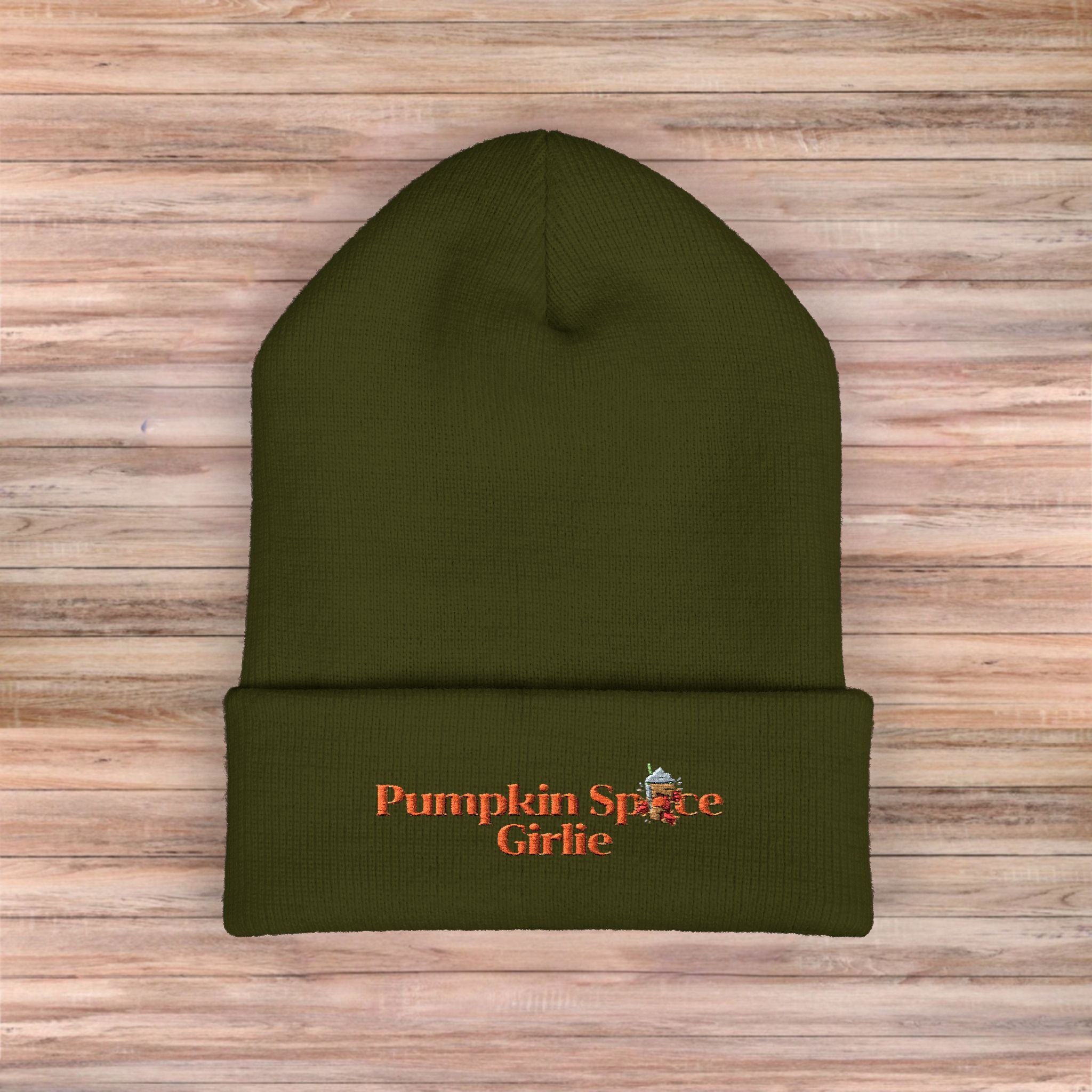 Pumpkin Spice Girlie Beanie