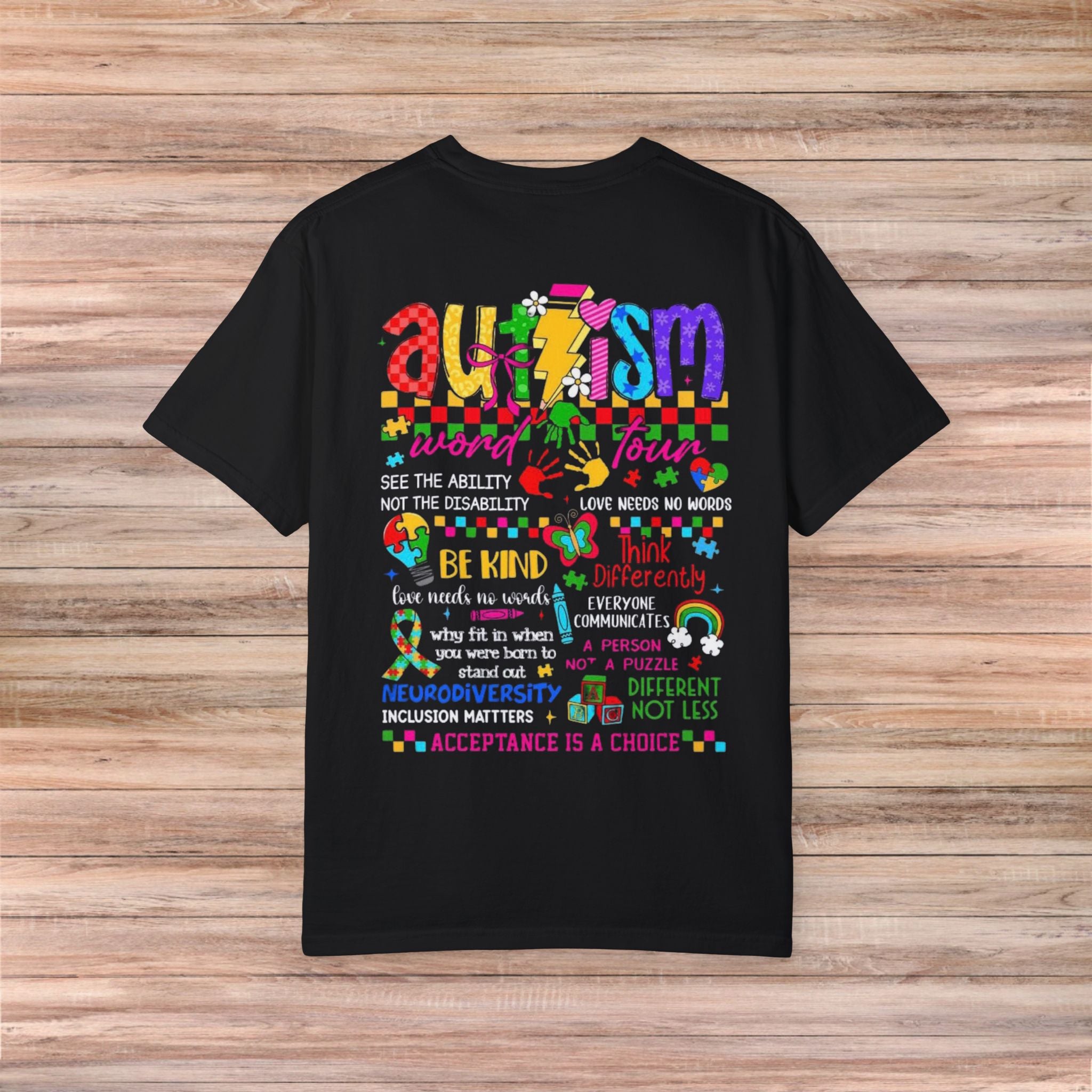 Autism Awareness Kids Be Kind & Embrace Tshirt