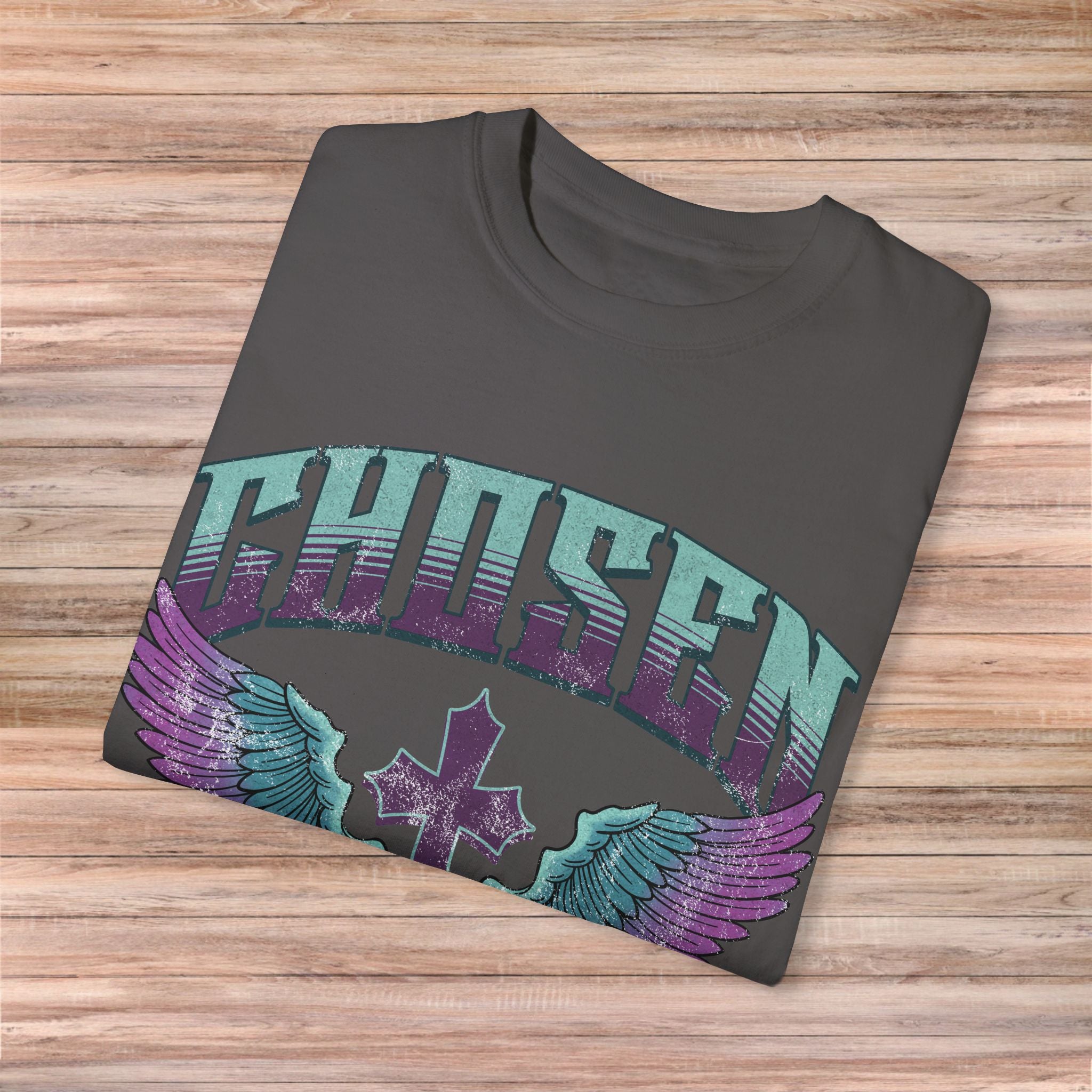 Chosen' with Wings & Cross Tshirt