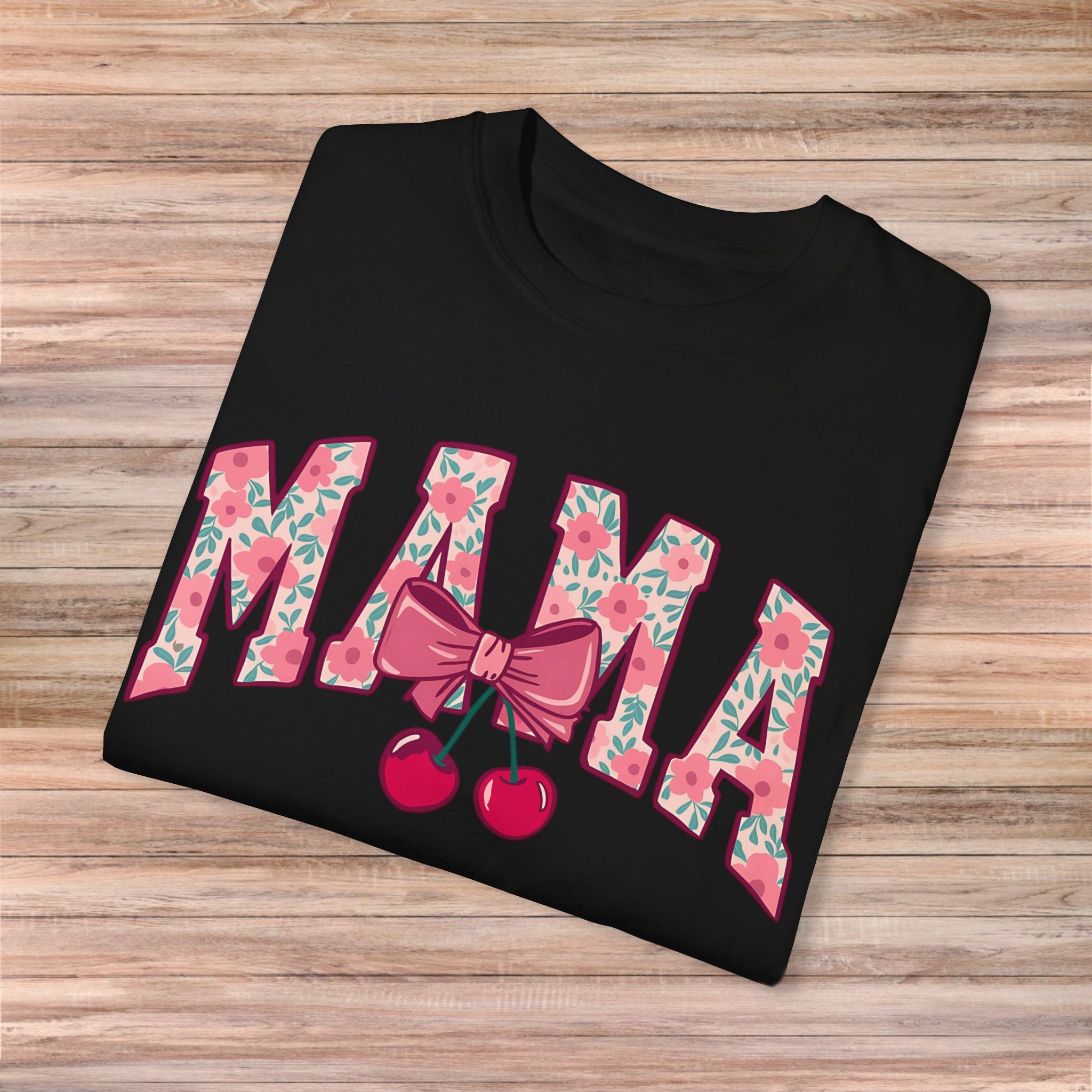 MAMA Bow Cherry Tshirt