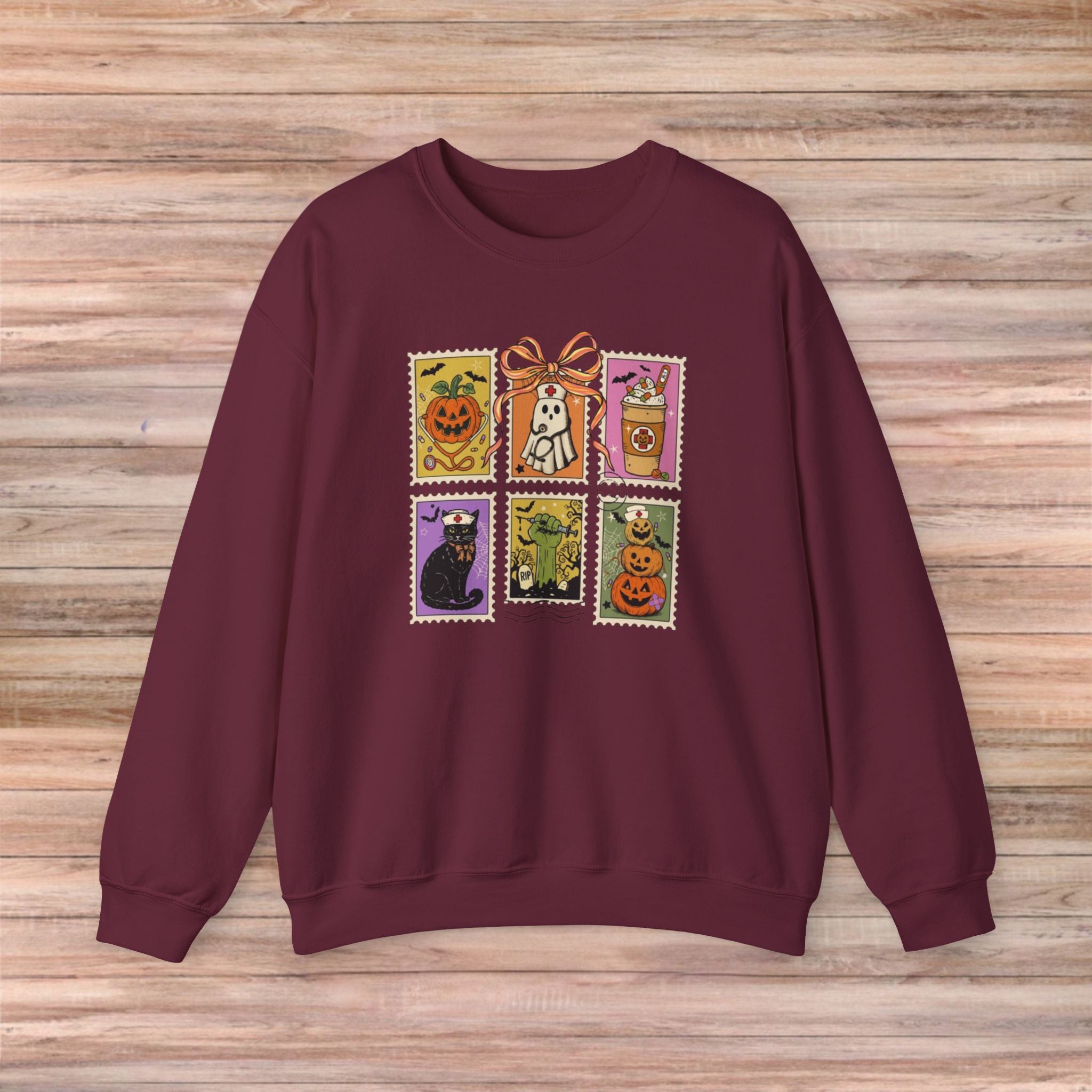 Halloween Nurse Post Office Sweater