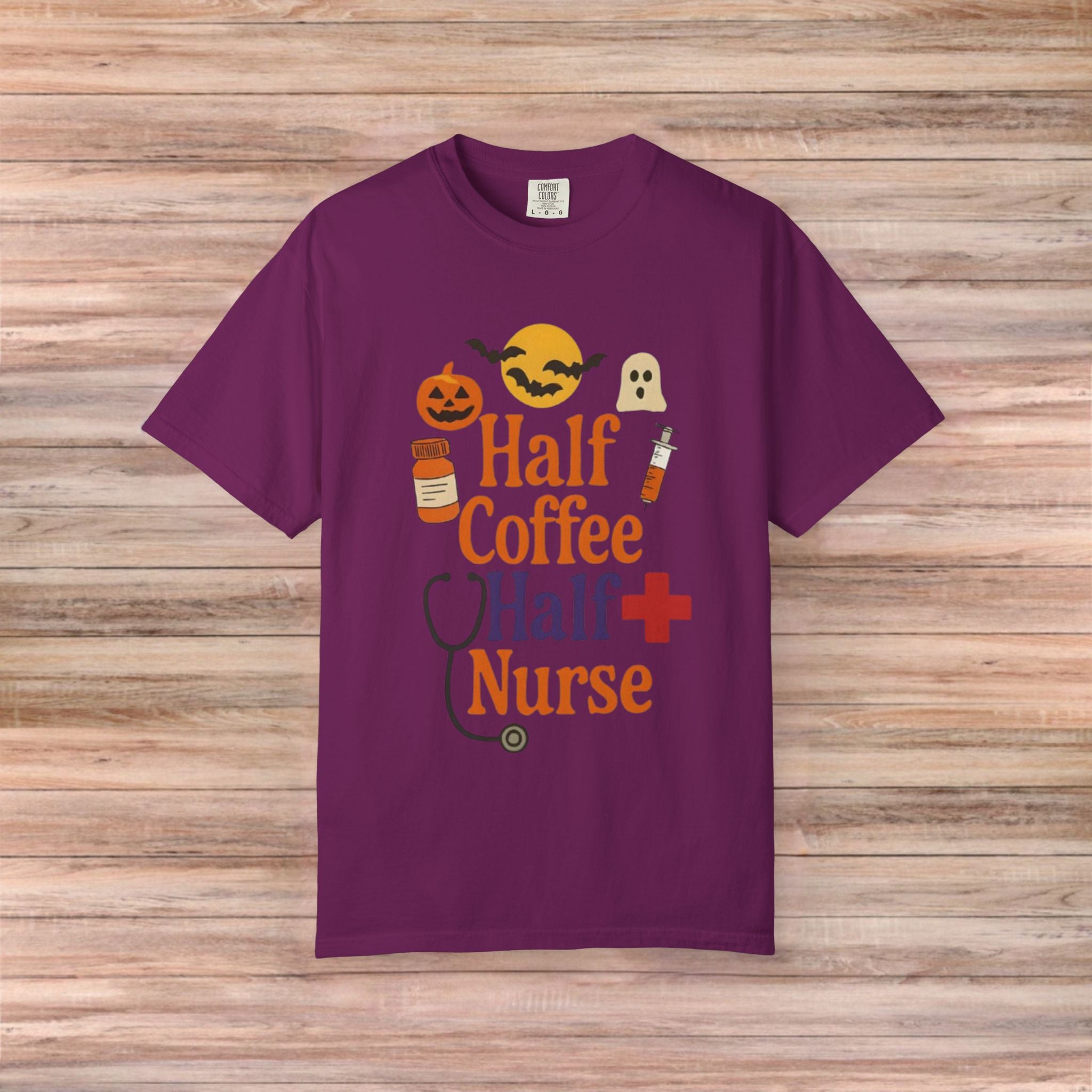 Half Coffee Half Nurse Tshirt