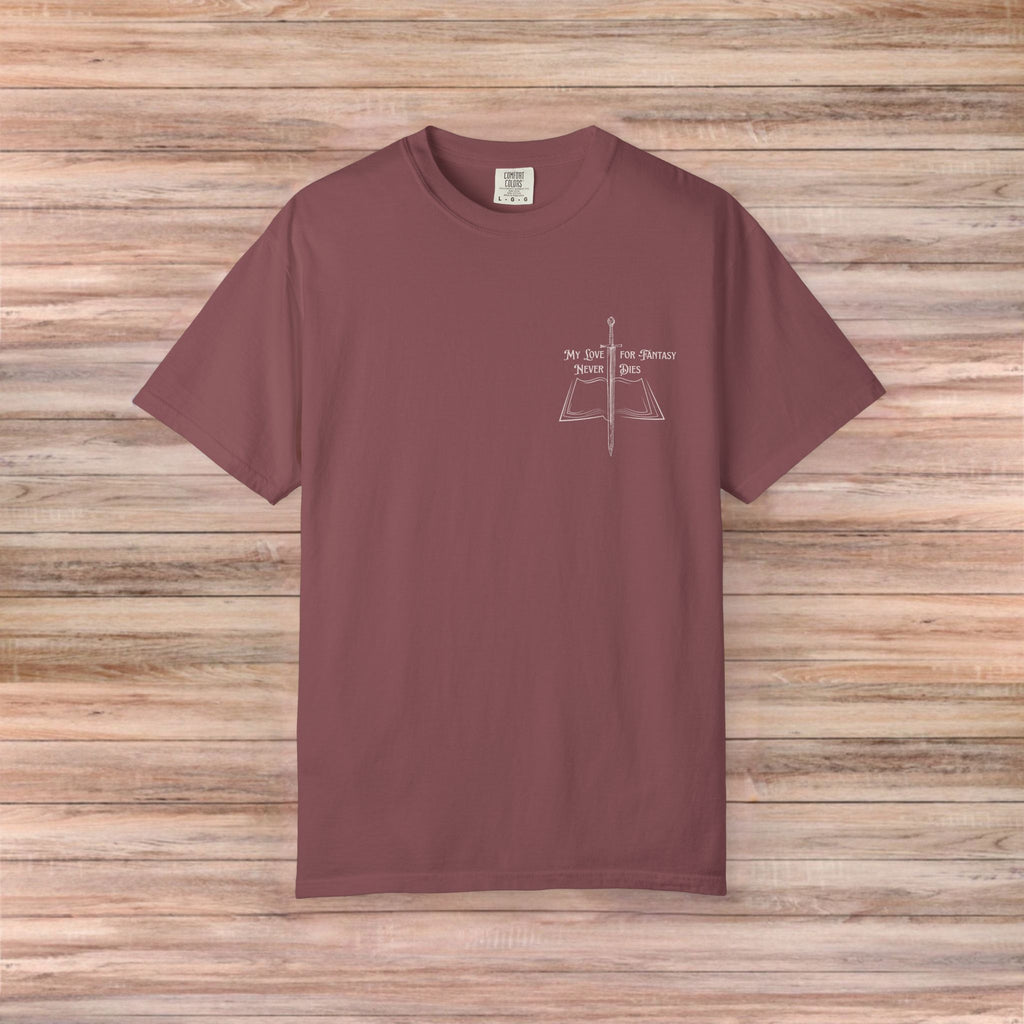 My Love For Fantasy Never Dies Tshirt (Light Design)
