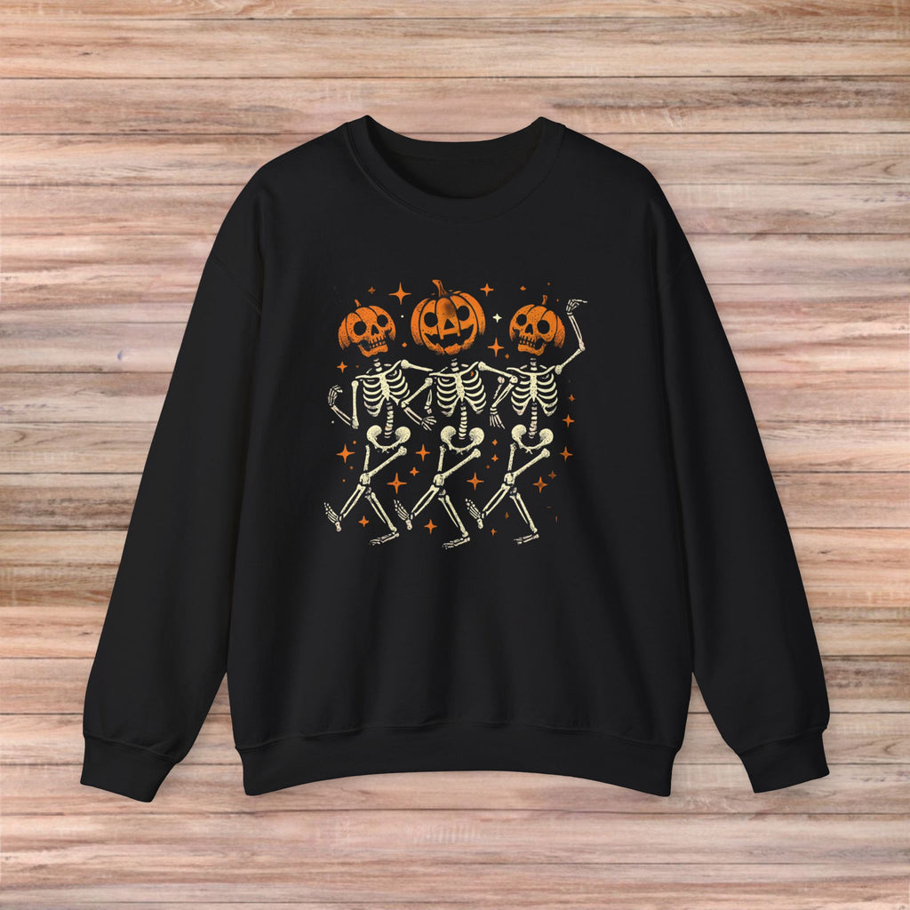 Pumpkin Skeleton Friends Sweater