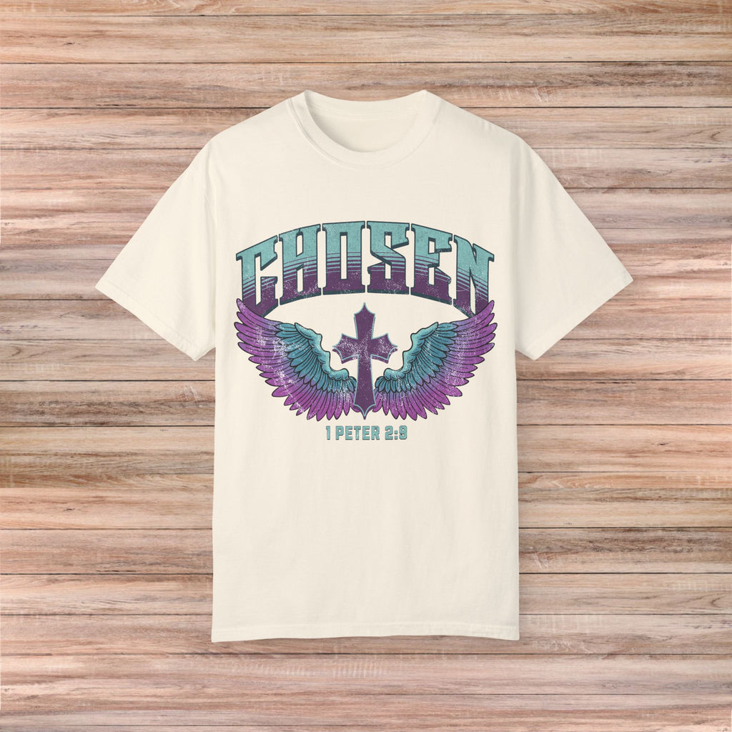 Chosen' with Wings & Cross Tshirt