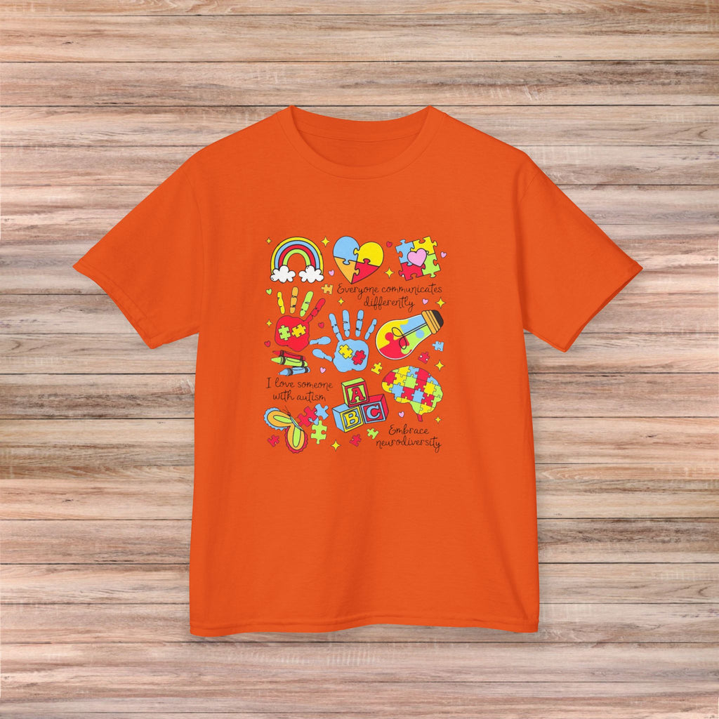 I Love Someone with Autism Youth Tshirt