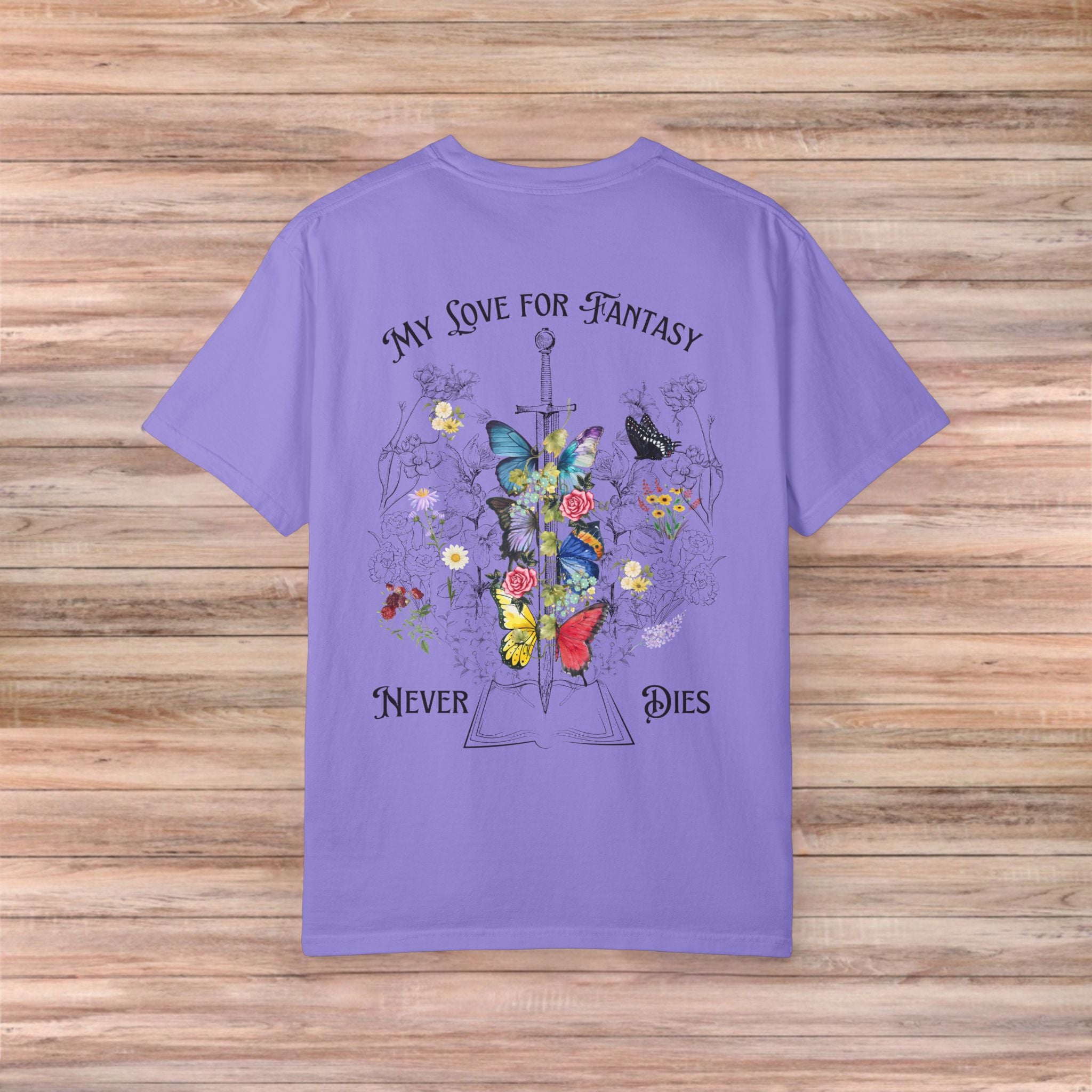 My Love For Fantasy Never Dies Tshirt (Dark Design)