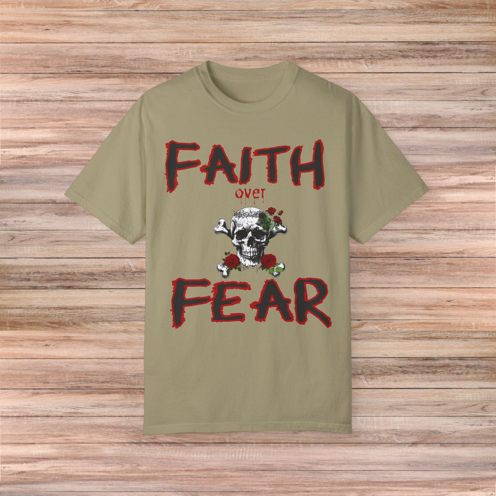 FAITH over FEAR Skull Tshirt