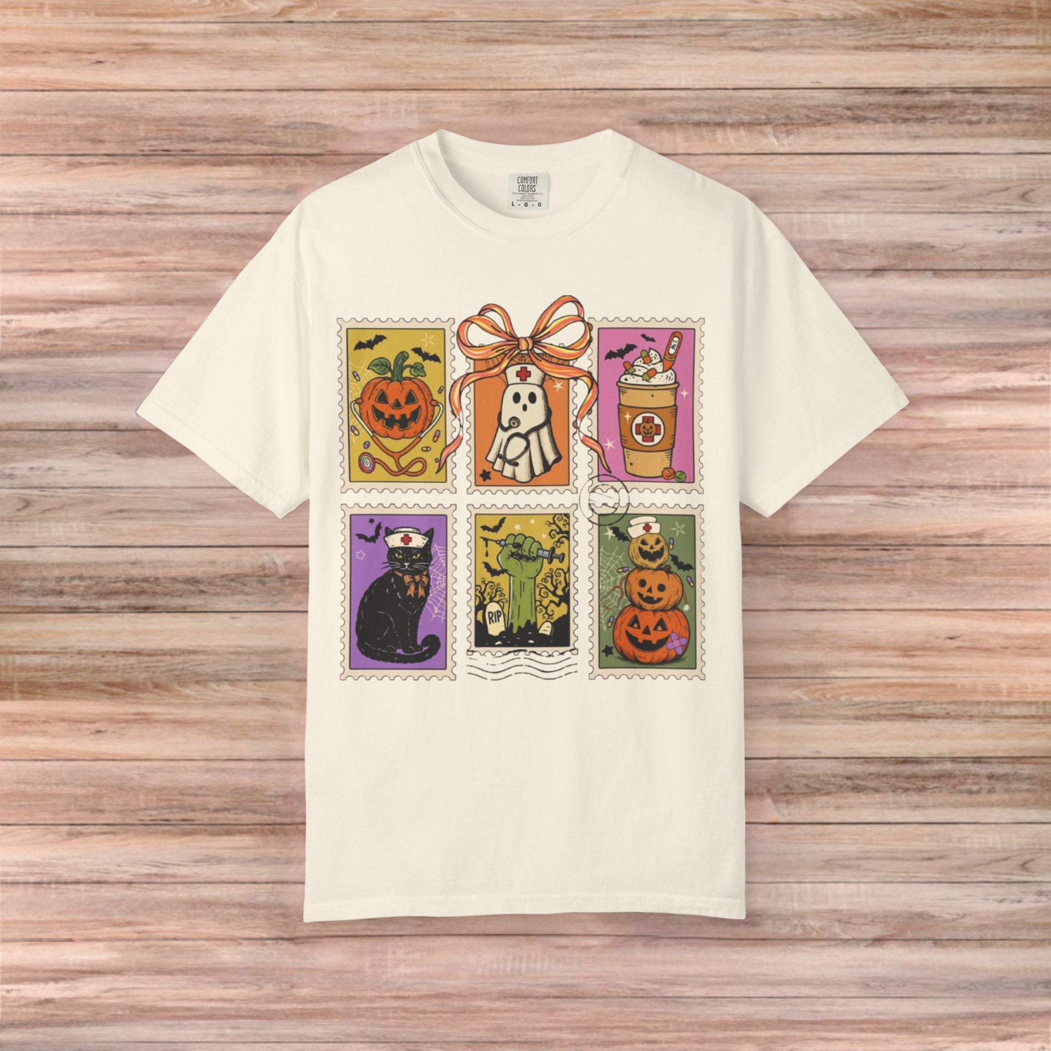 Halloween Nurse Post Office Tshirt