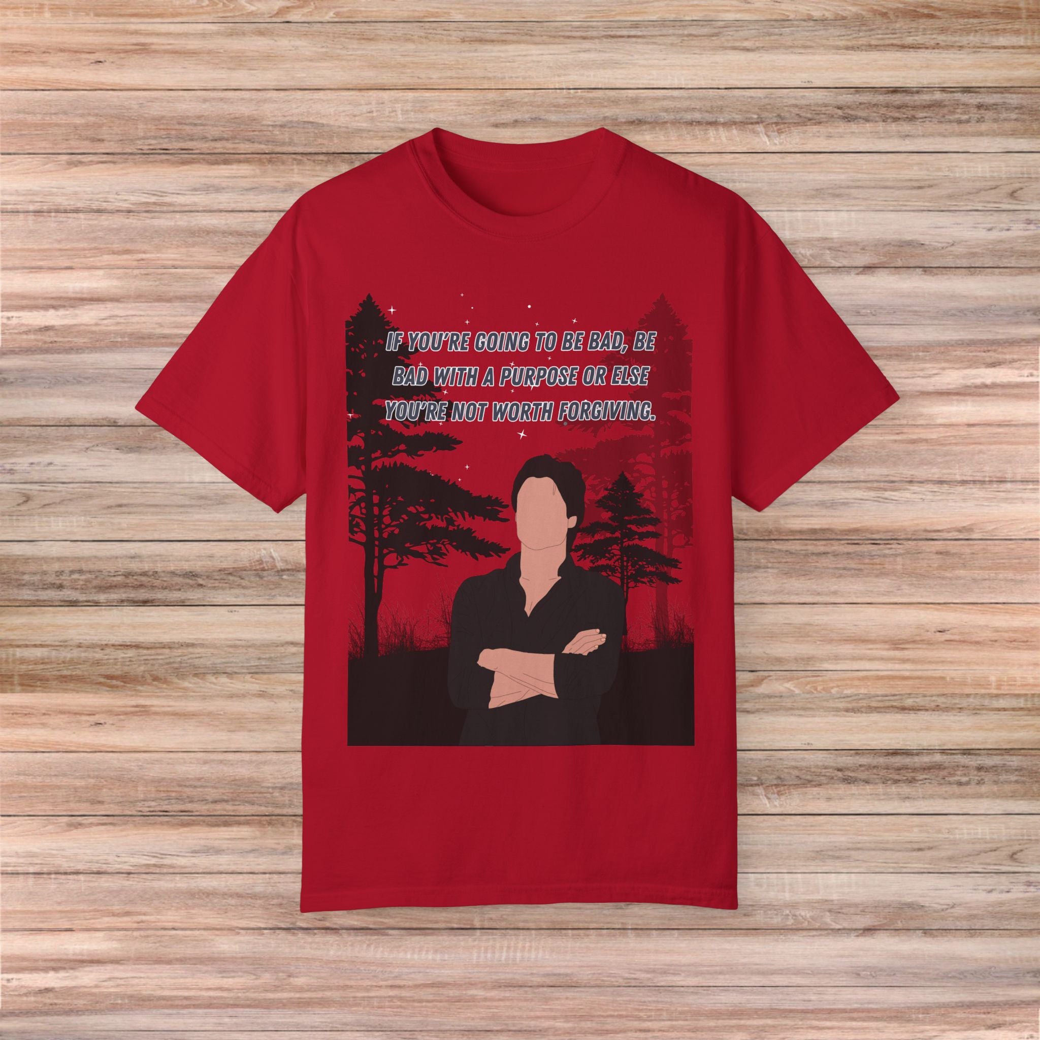 If You're Going to Be Bad Damon Tshirt