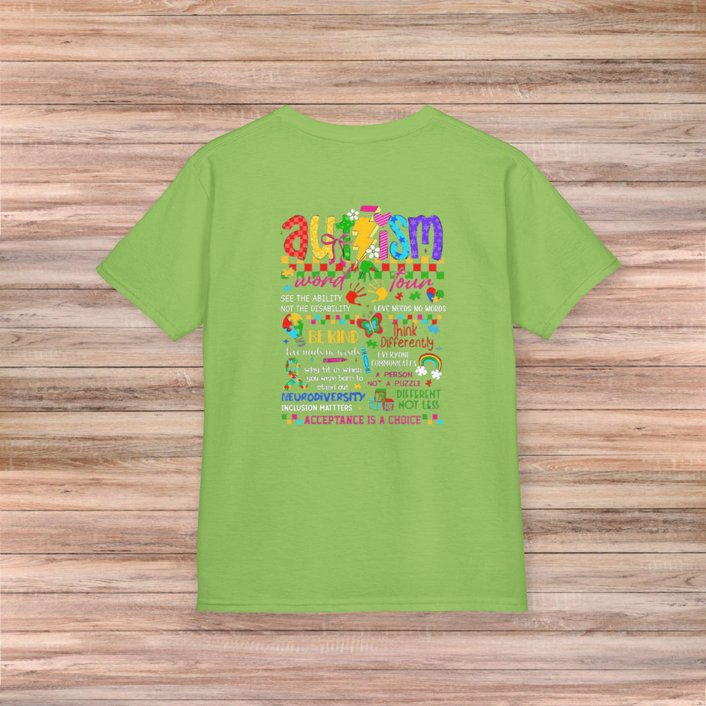 Autism Awareness Kids Be Kind & Embrace Youth Tshirt