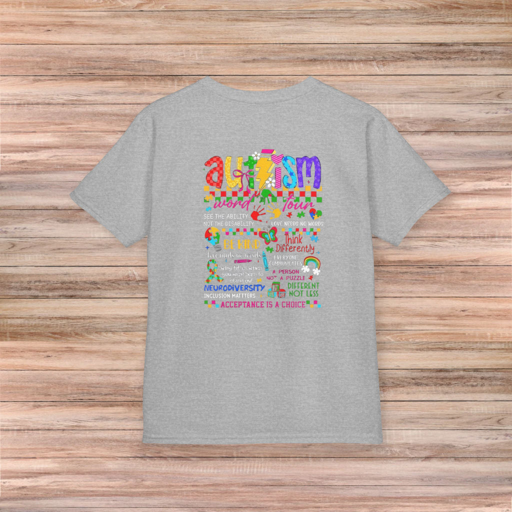 Autism Awareness Kids Be Kind & Embrace Youth Tshirt