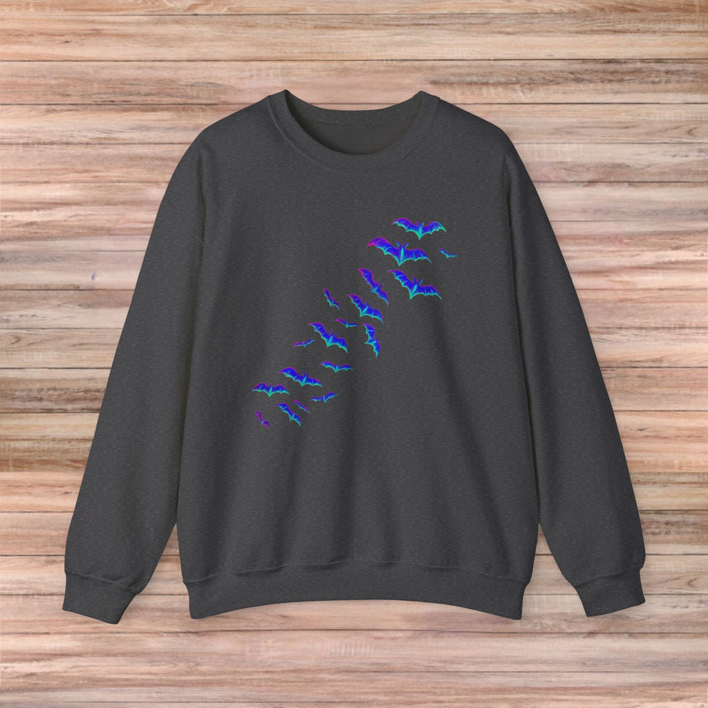 Neon Haunted House Sweater