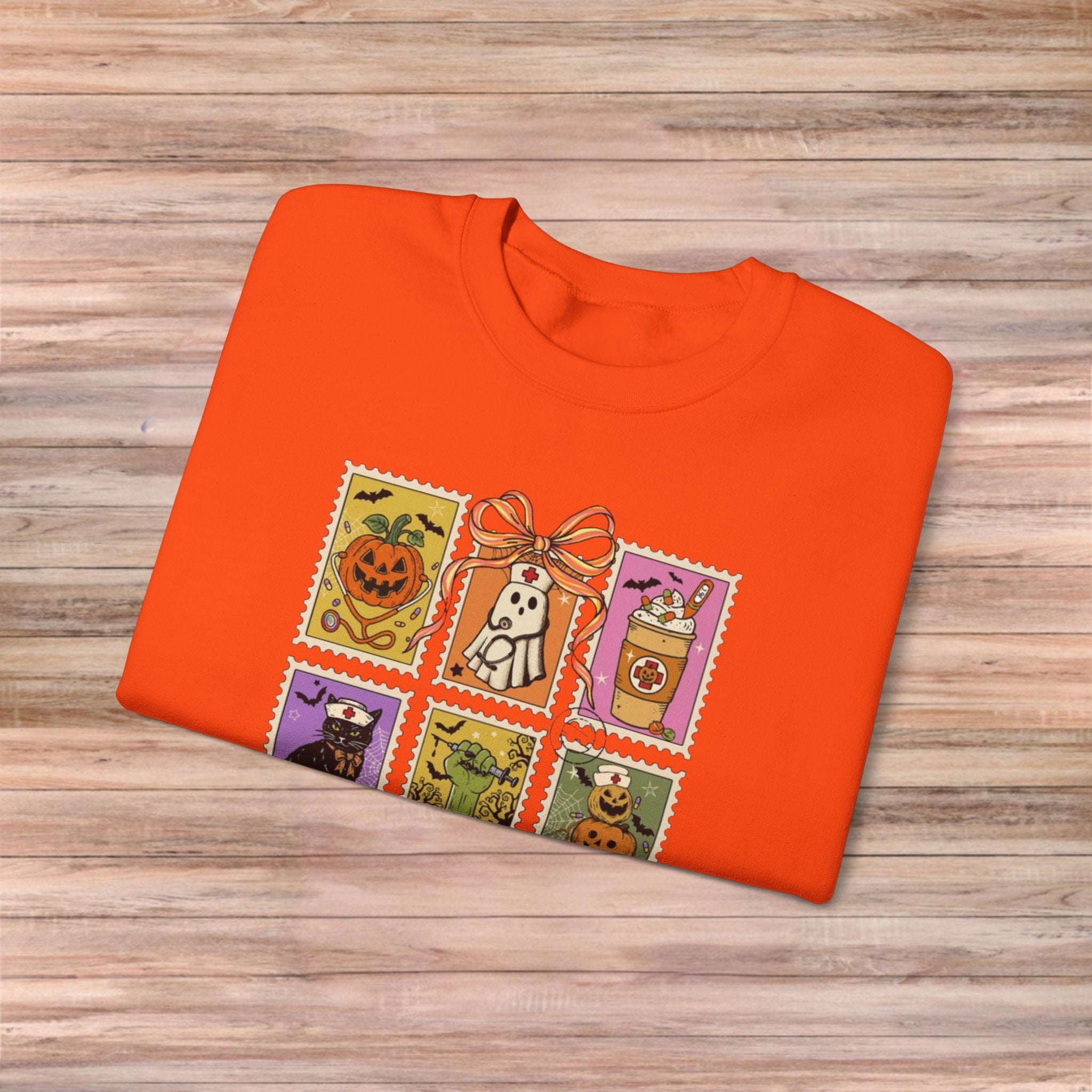 Halloween Nurse Post Office Sweater