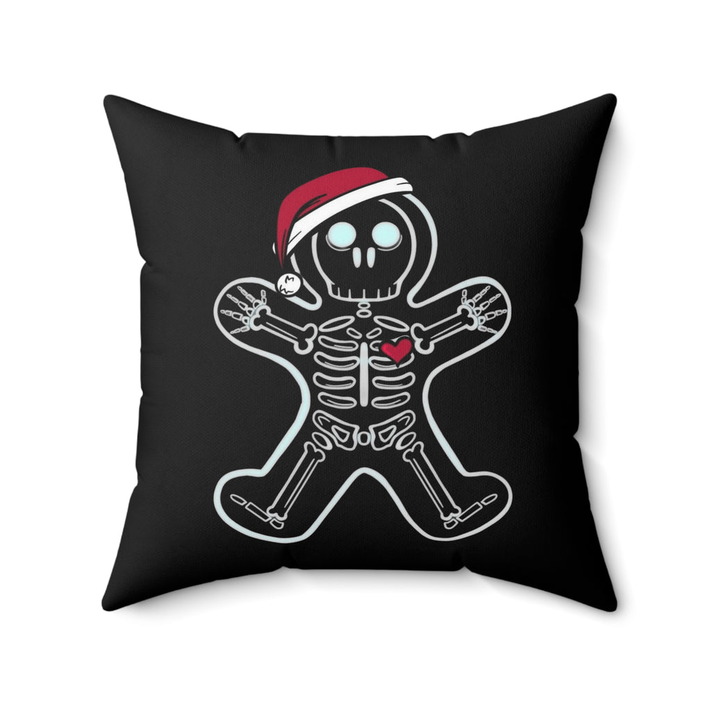 X-Ray Gingerbread Man Pillow