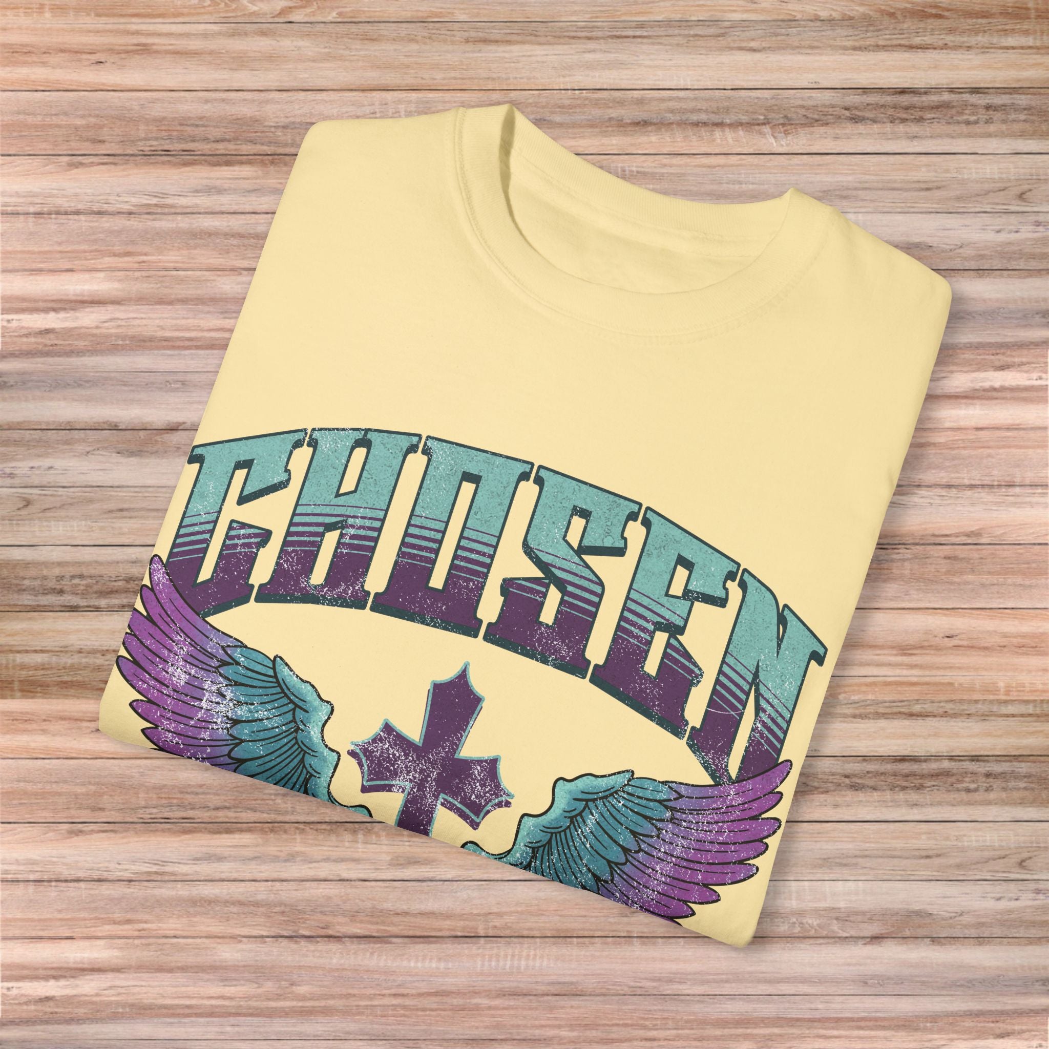 Chosen' with Wings & Cross Tshirt