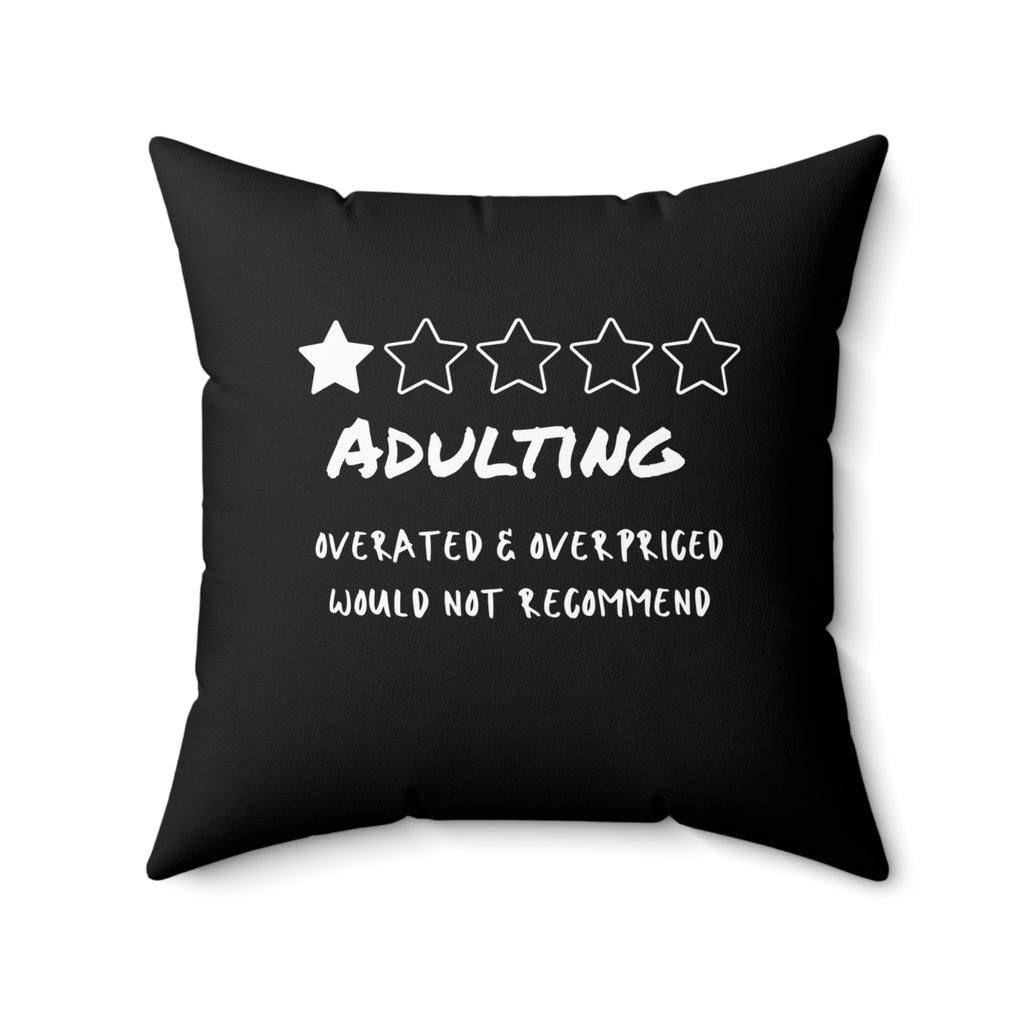 Adulting One Star Pillow