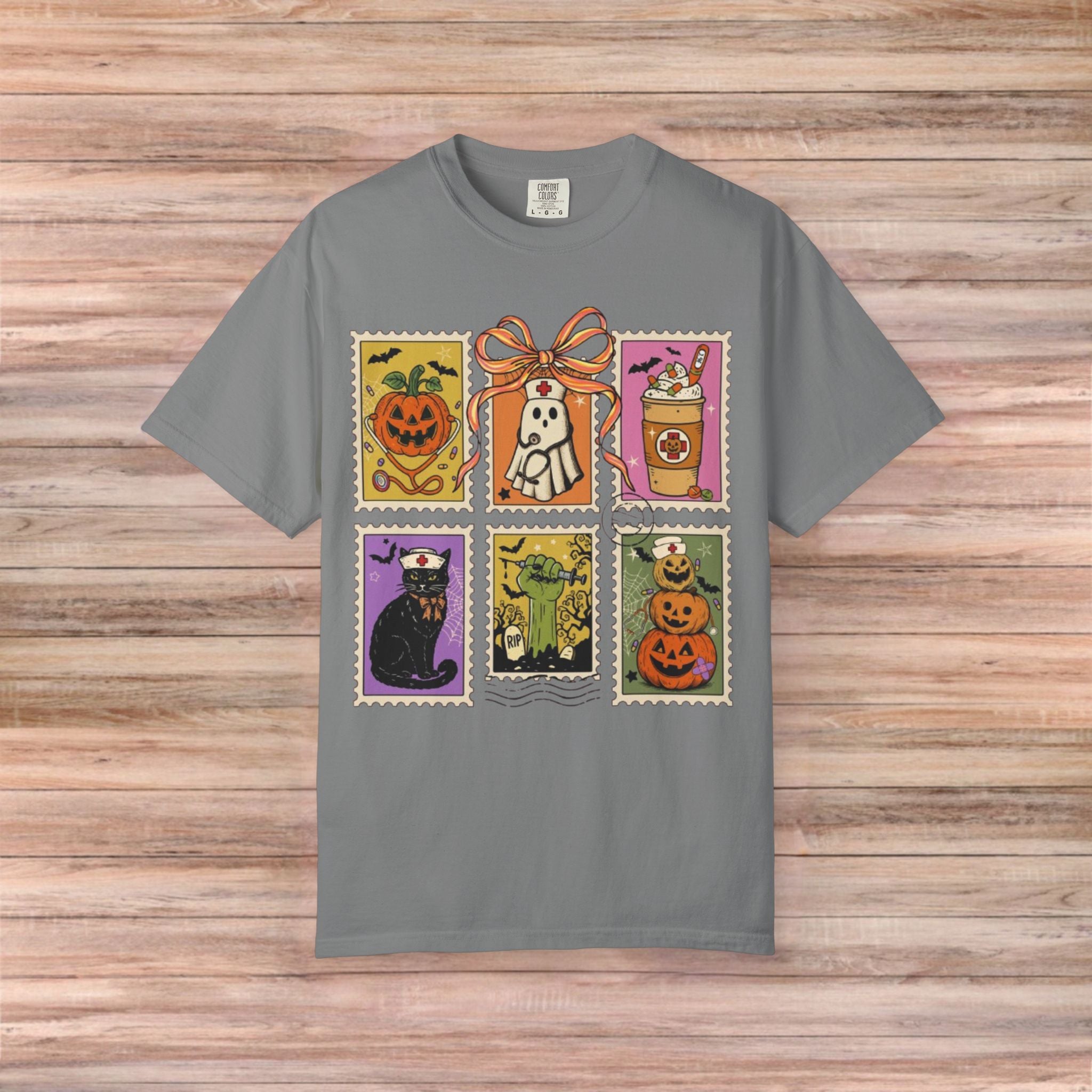 Halloween Nurse Post Office Tshirt