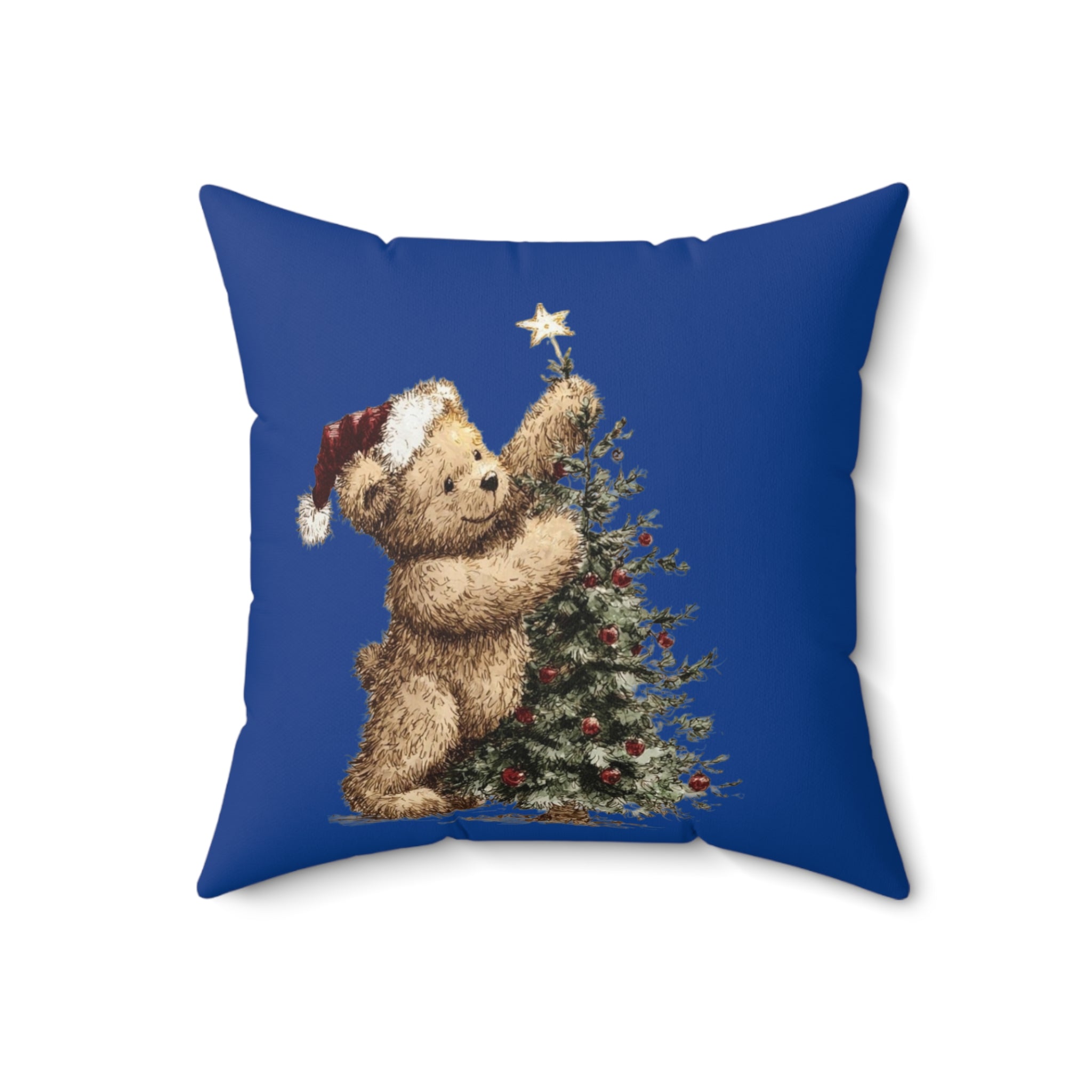 Christmas Teddy Bear Pillow