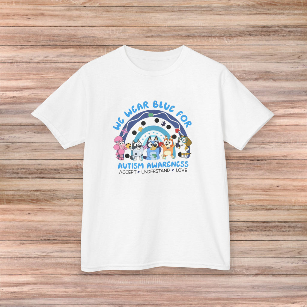 We Wear Blue for Acceptance & Love Youth Tshirt