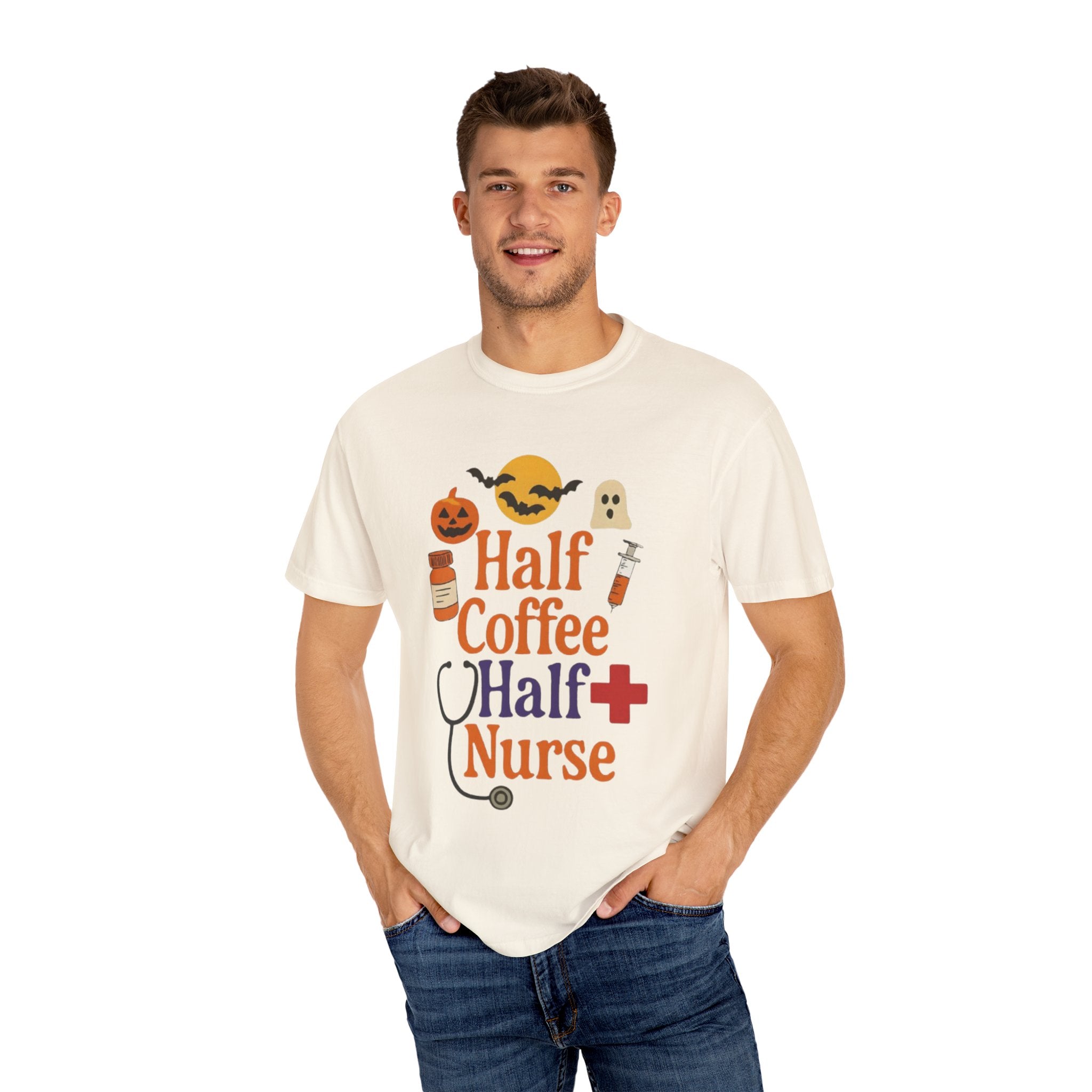 Half Coffee Half Nurse Tshirt