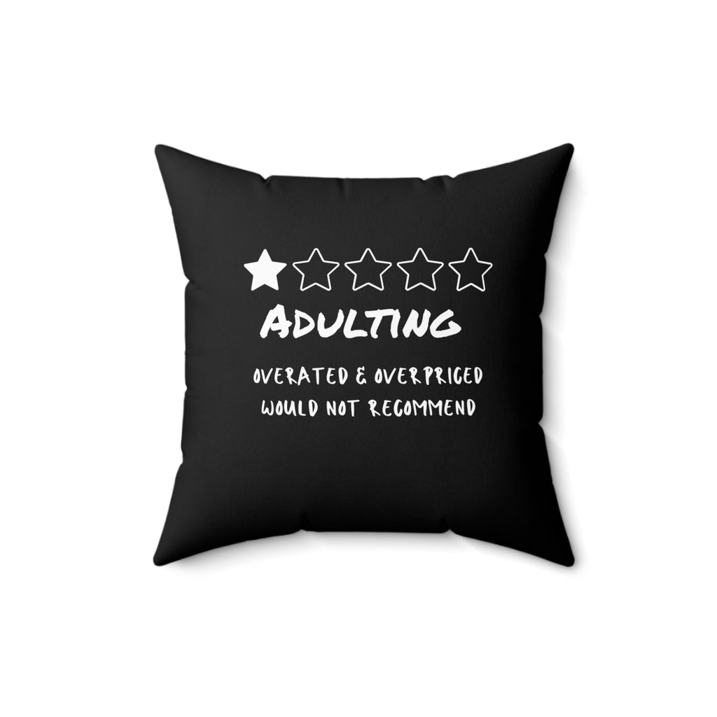 Adulting One Star Pillow