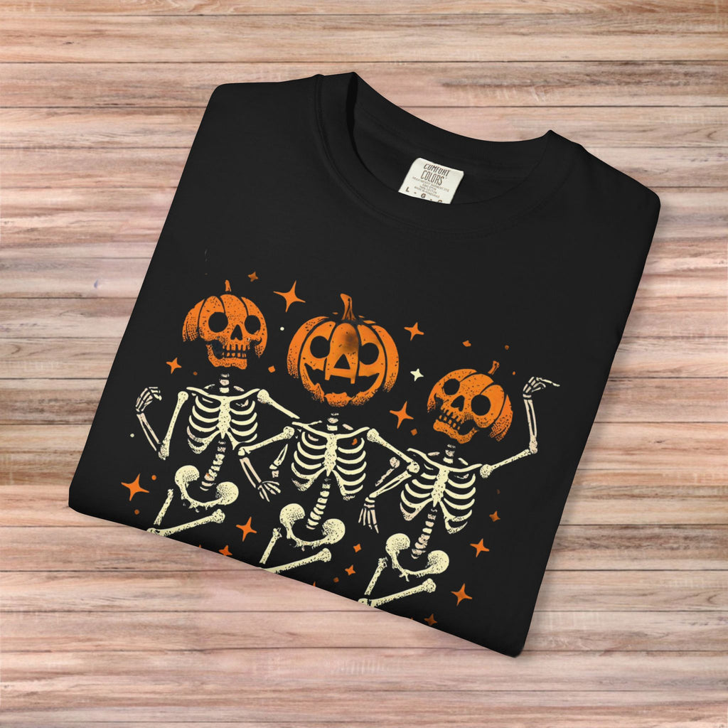 Pumpkin Skeleton Friends Tshirt