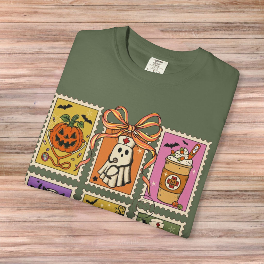 Halloween Nurse Post Office Tshirt