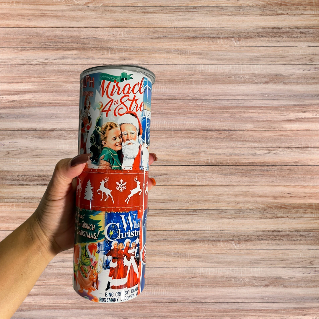 Holiday Movies Tumbler