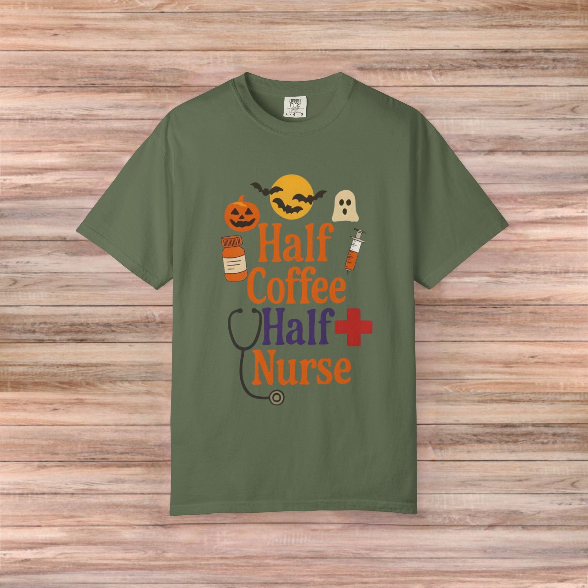 Half Coffee Half Nurse Tshirt