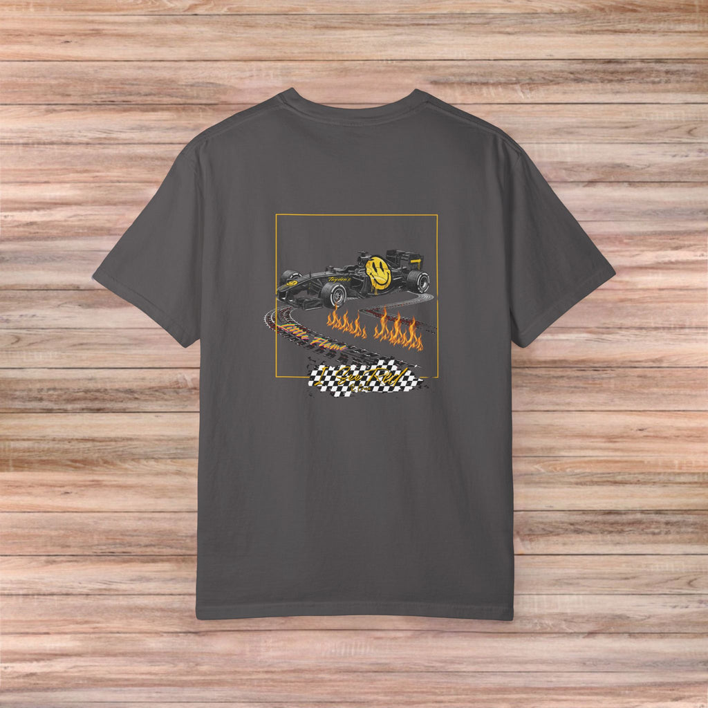 Tayden’s Little Flame Smily Face Car Tshirt