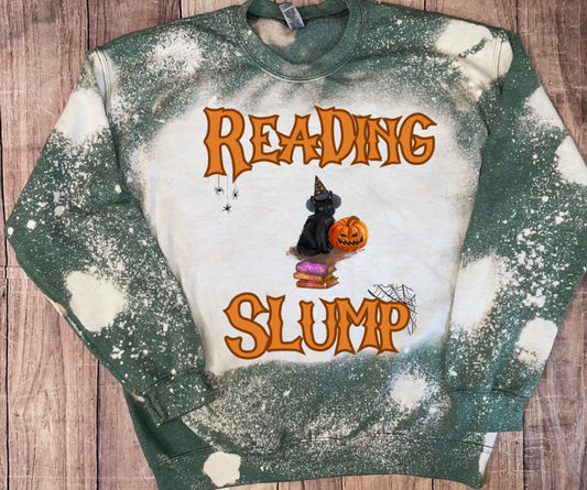 Reading Slump Black Cat Sweater