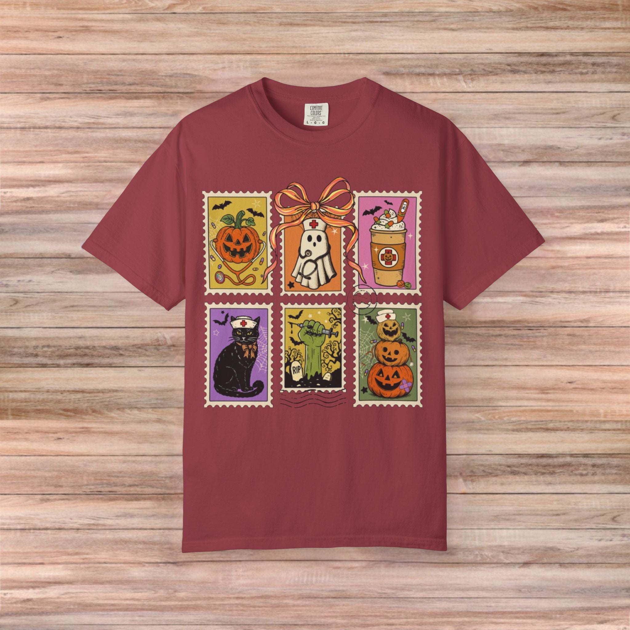 Halloween Nurse Post Office Tshirt