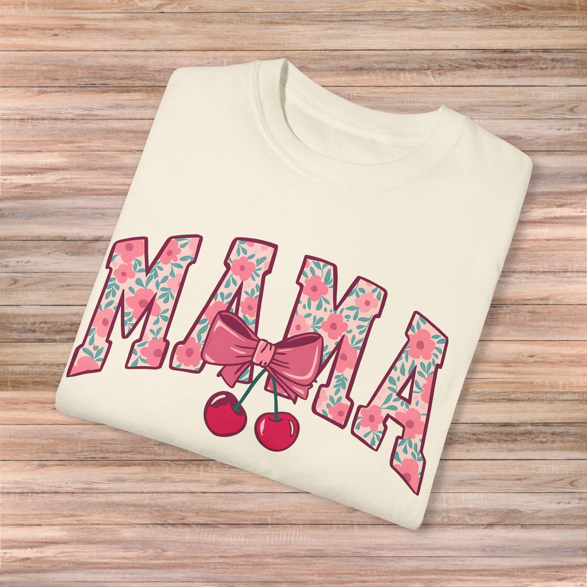 MAMA Bow Cherry Tshirt