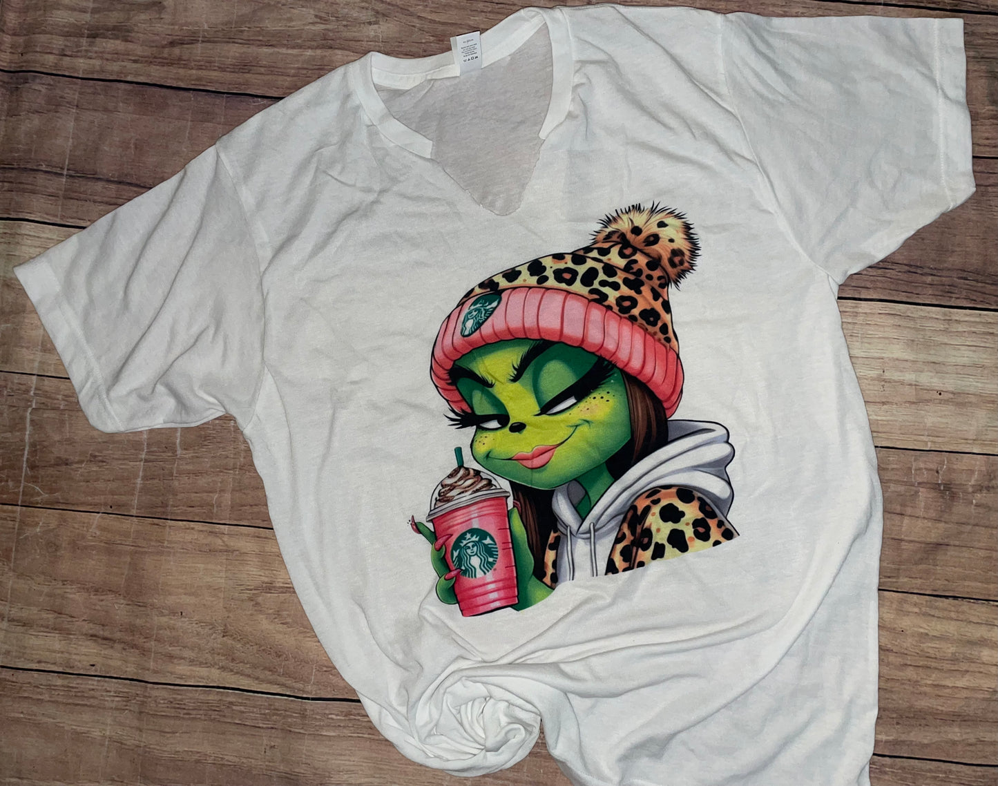 Cheetah Grinch Diva Tshirt