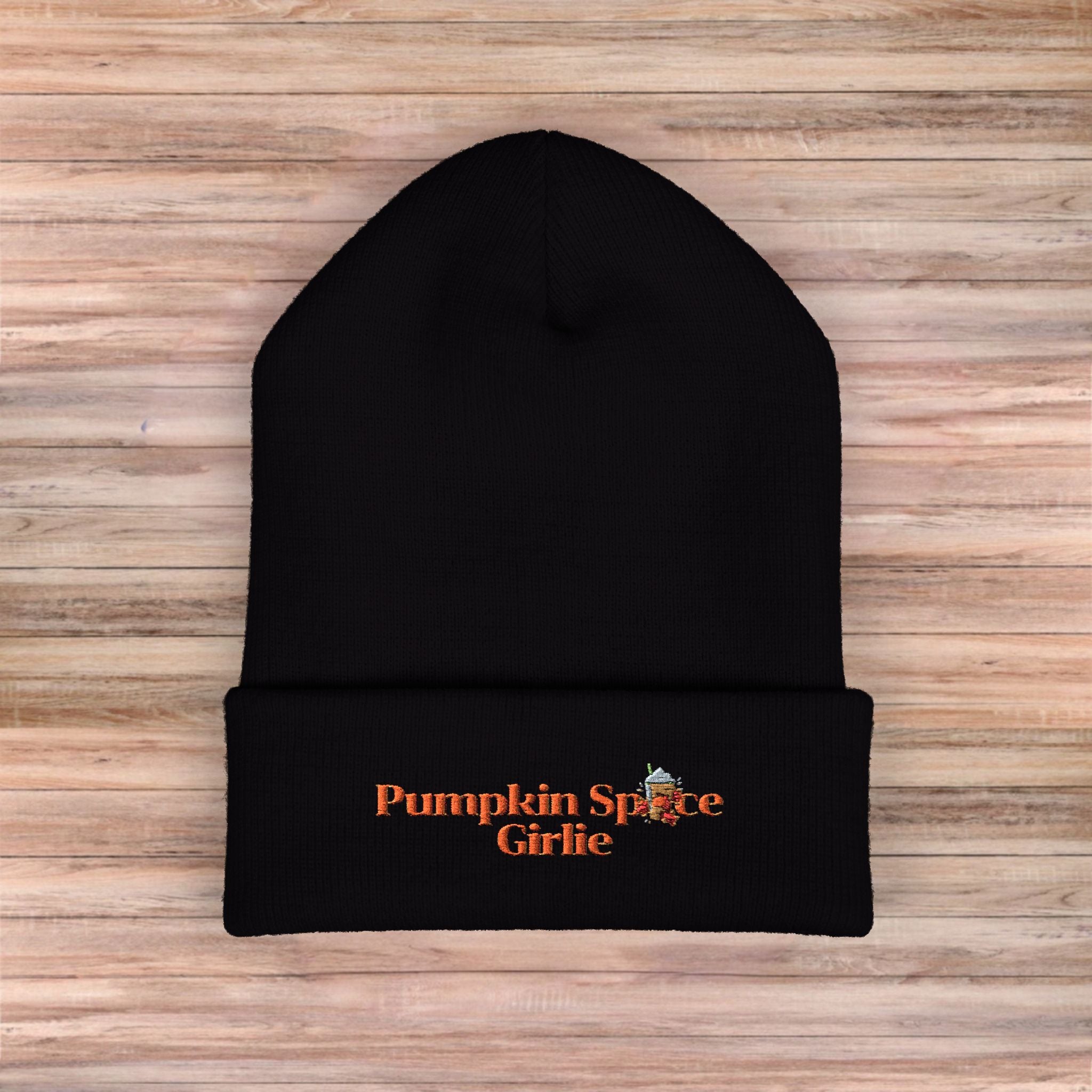 Pumpkin Spice Girlie Beanie