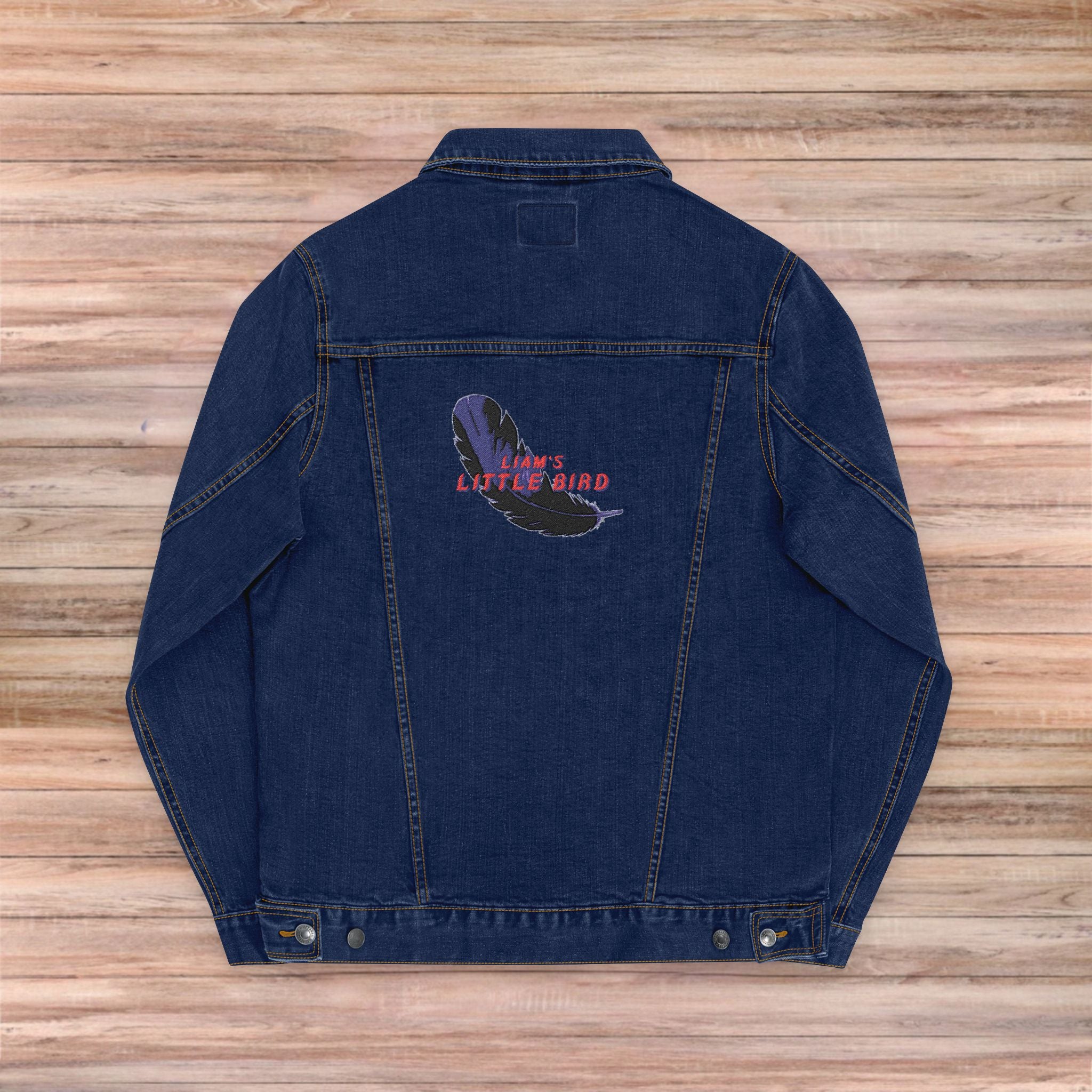 Liam’s Little Bird Denim Jacket (Embroidery)