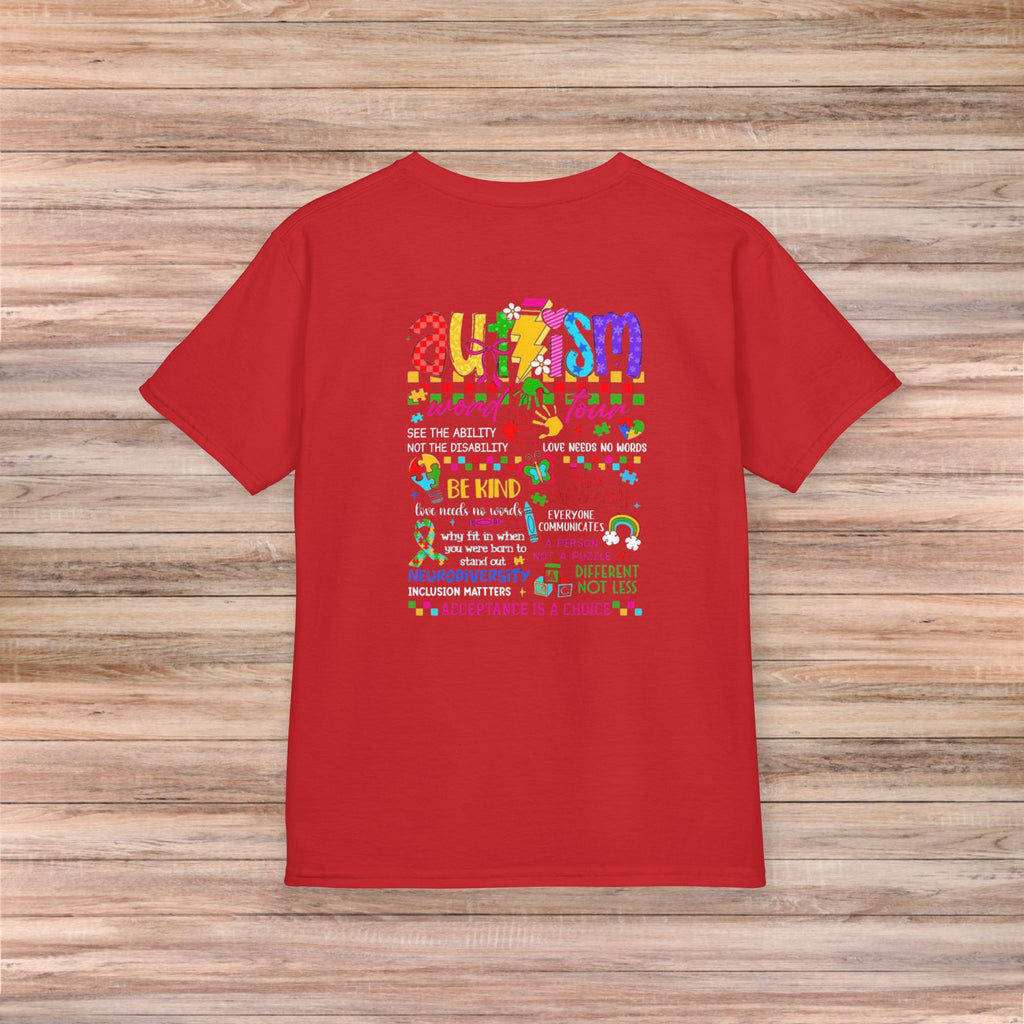 Autism Awareness Kids Be Kind & Embrace Youth Tshirt