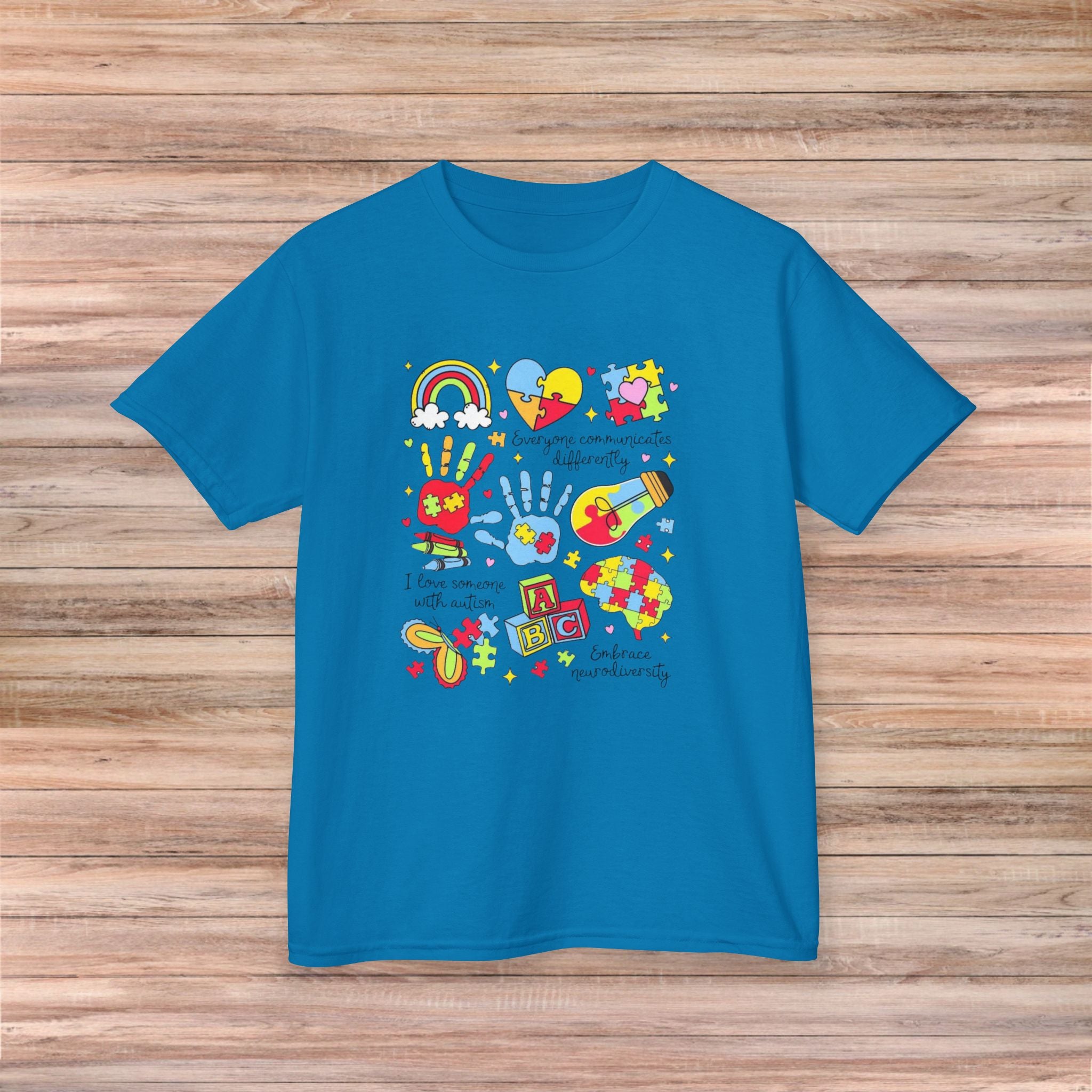 I Love Someone with Autism Youth Tshirt