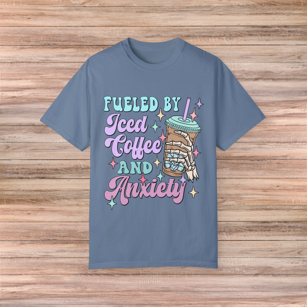 Fueled by Iced Coffee and Anxiety Tshirt