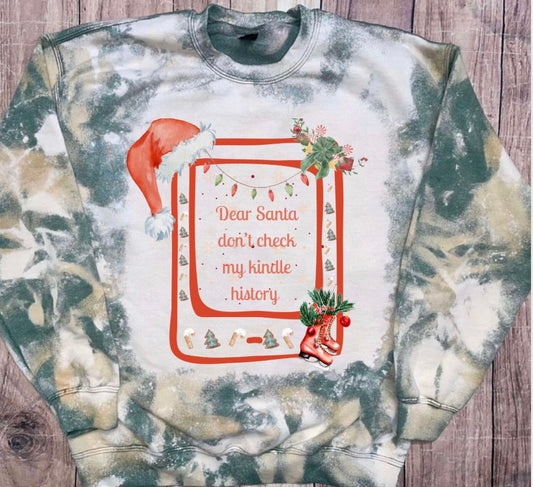 Dear Santa kindle history Sweater